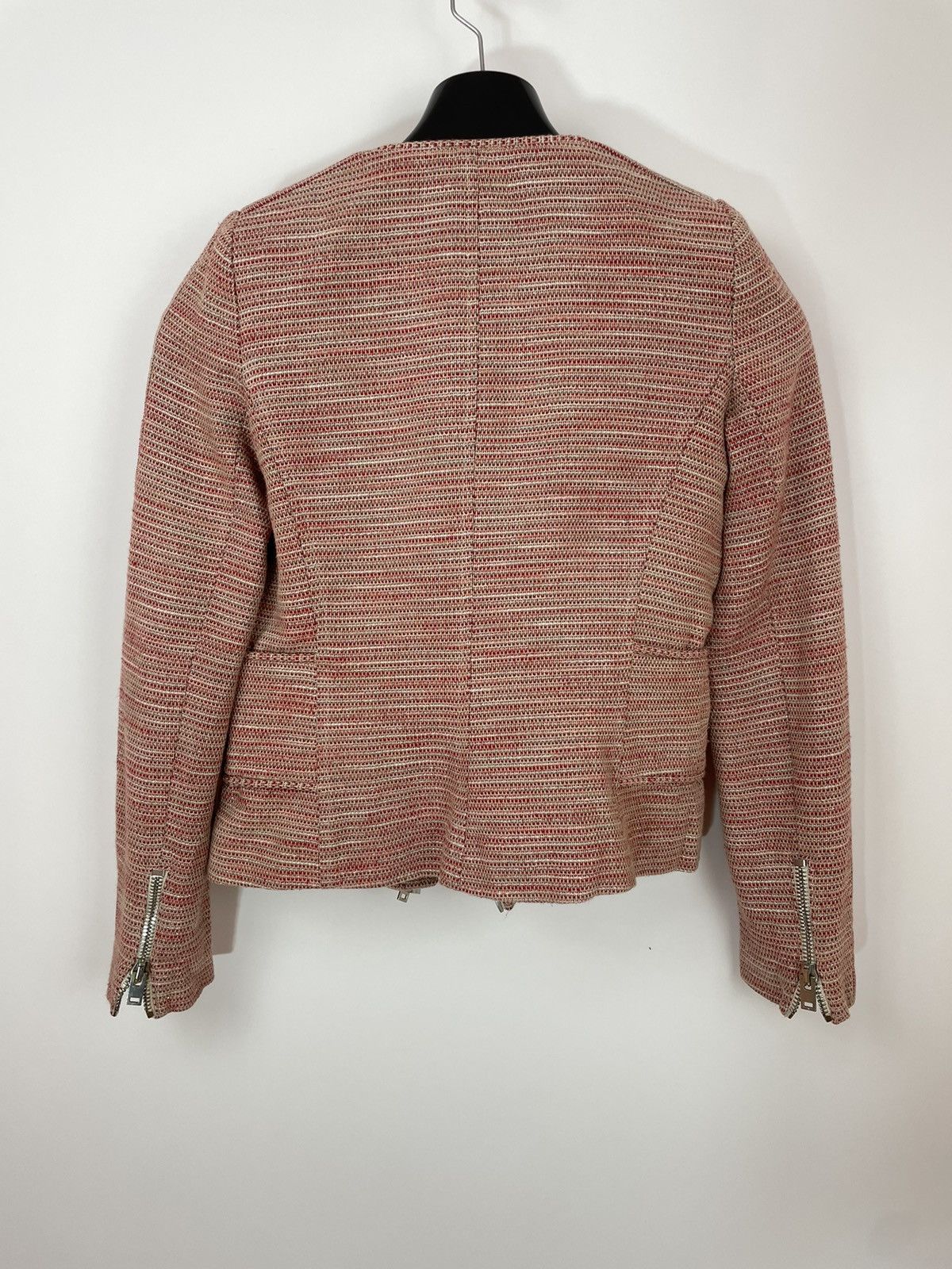 Iro IRO Pink blazer jacket tweed & lurex fabric Womens size 0/XS Size XS / US 0-2 / IT 36-38 - 8 Thumbnail