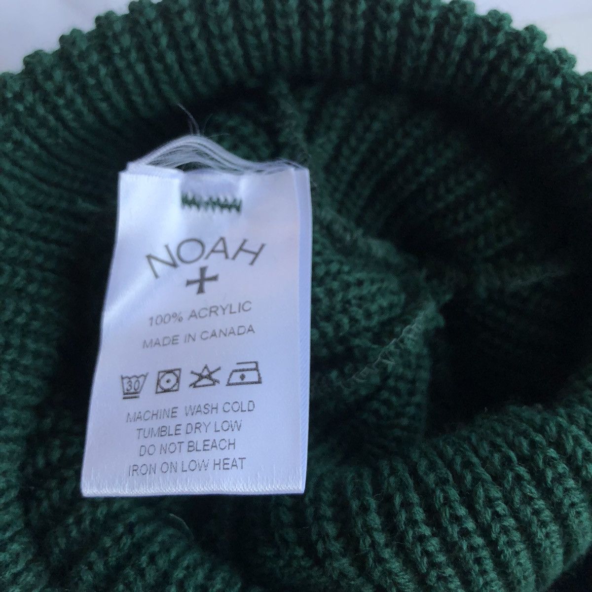 Noah NOAH core logo beanie DARKGREEN Size ONE SIZE - 3 Thumbnail