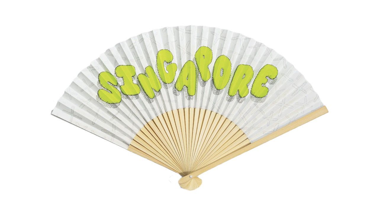 Kaws Kaws Holiday Singapore Folding Fan Brand New Size ONE SIZE - 3 Thumbnail