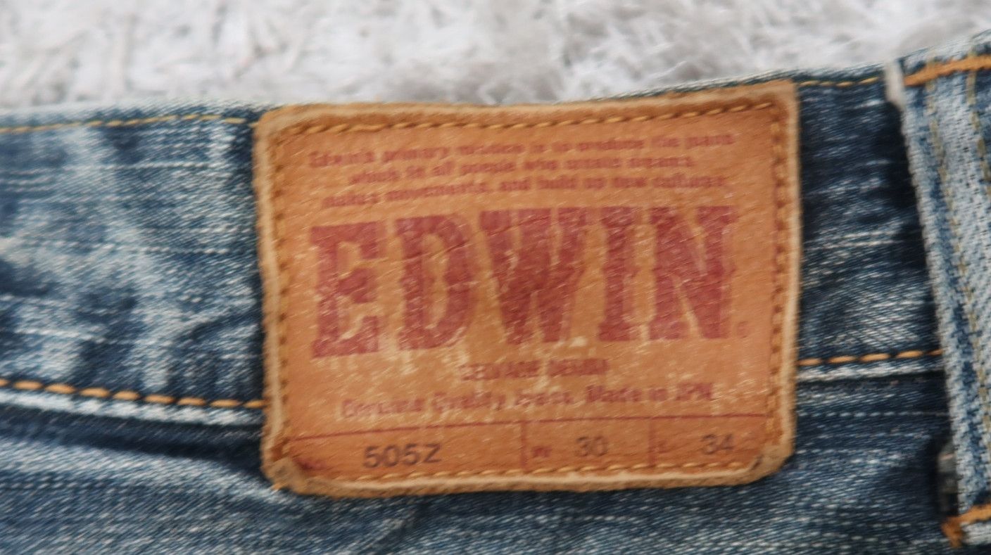Edwin Vintage Edwin 505z Selvedge Distressed Jeans Size US 32 / EU 48 - 21 Thumbnail
