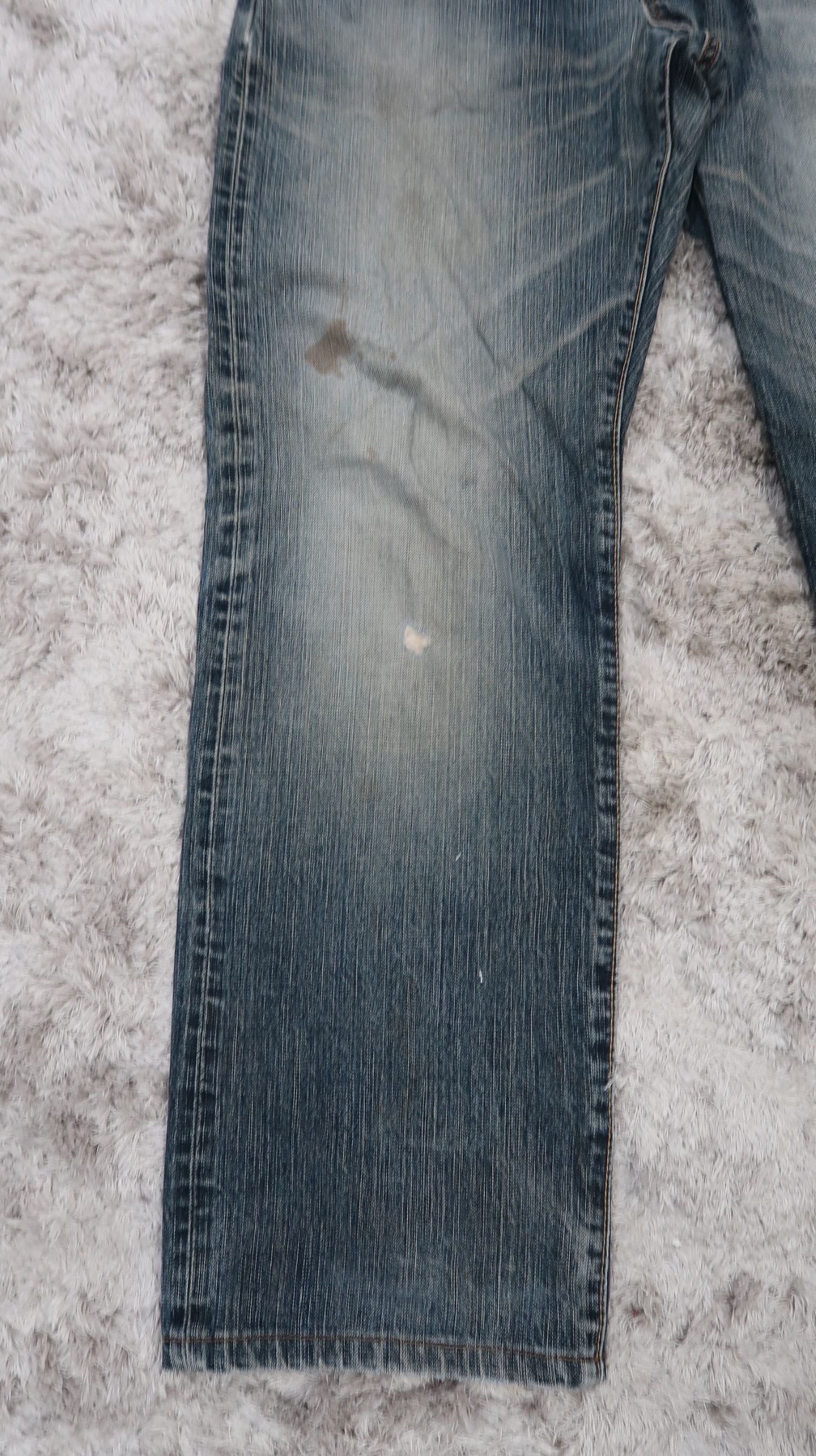 Edwin Vintage Edwin 505z Selvedge Distressed Jeans Size US 32 / EU 48 - 9 Thumbnail