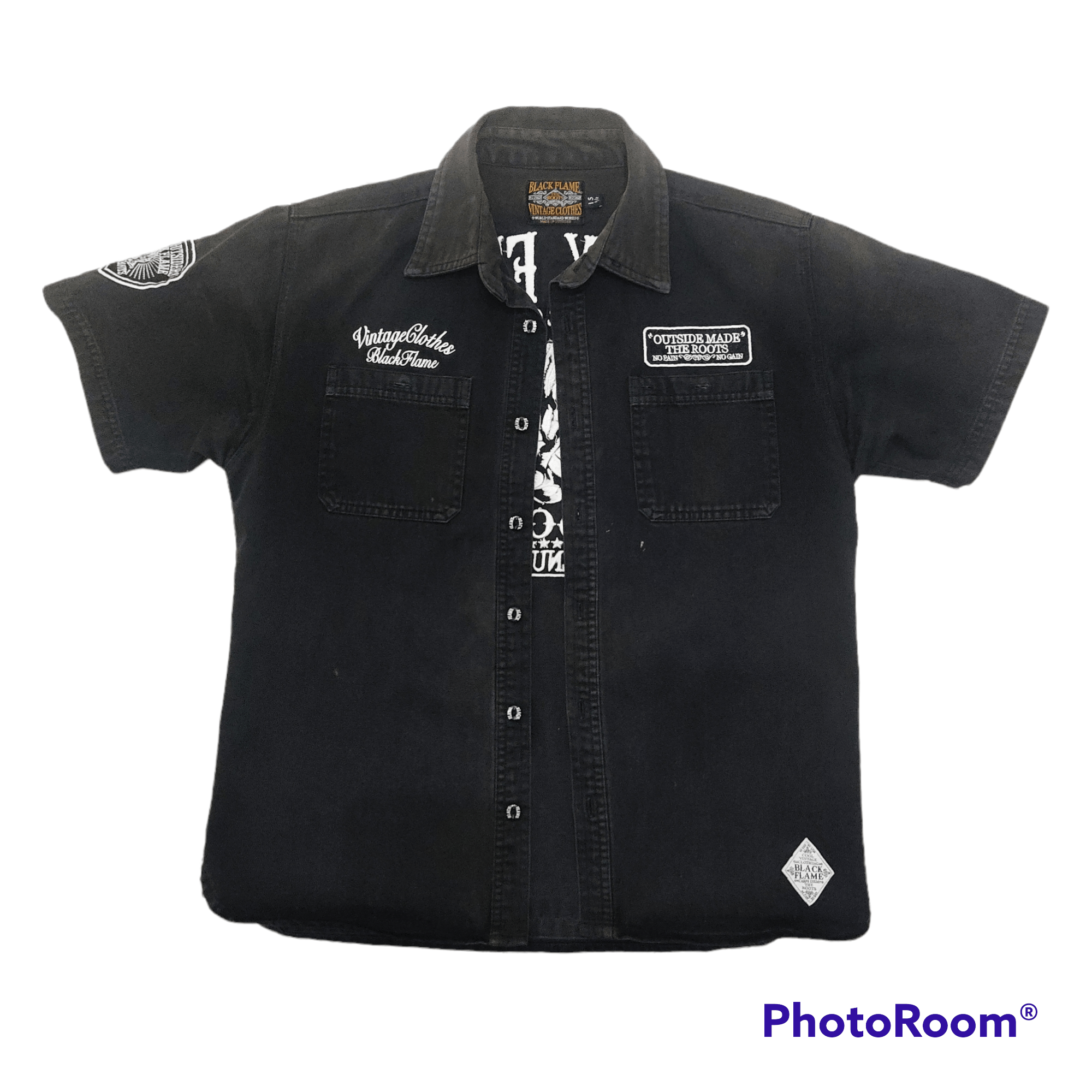 Carpe Diem Black Flame The Roots Carpe Diem Work Shirt Size US S / EU 44-46 / 1 - 6 Thumbnail