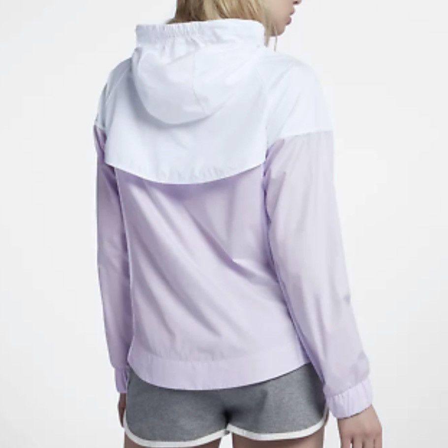 Nike Nike Purple & White Windrunner Hooded Windbreaker Size S / US 4 / IT 40 - 2 Preview