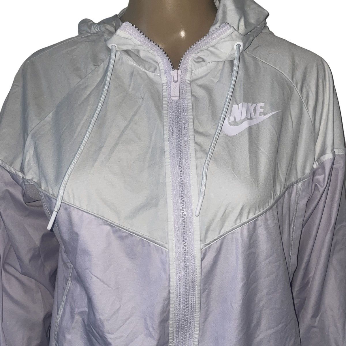 Nike Nike Purple & White Windrunner Hooded Windbreaker Size S / US 4 / IT 40 - 5 Thumbnail