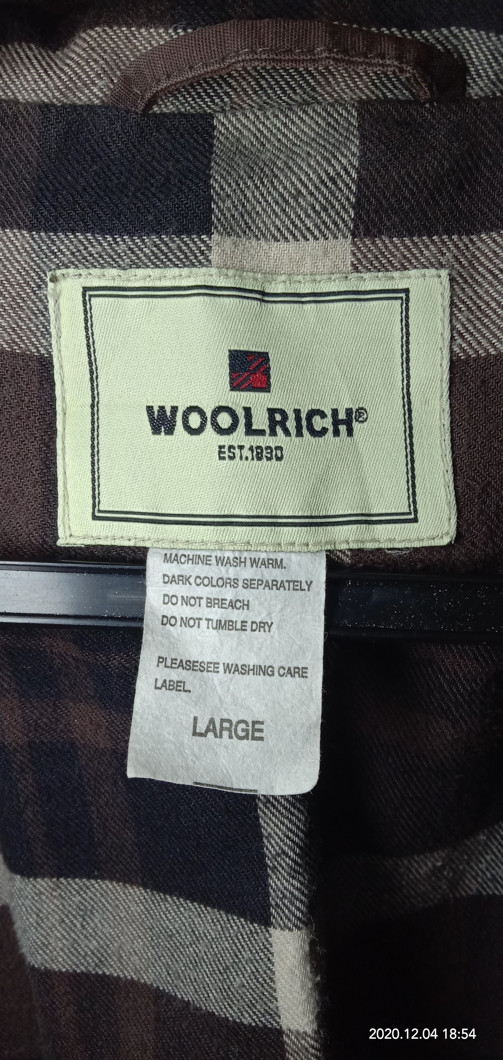 Vintage × Woolrich Woolen Mills Vintage Woolrich Jacket hoodie 4 pockets Size US L / EU 52-54 / 3 - 6 Thumbnail