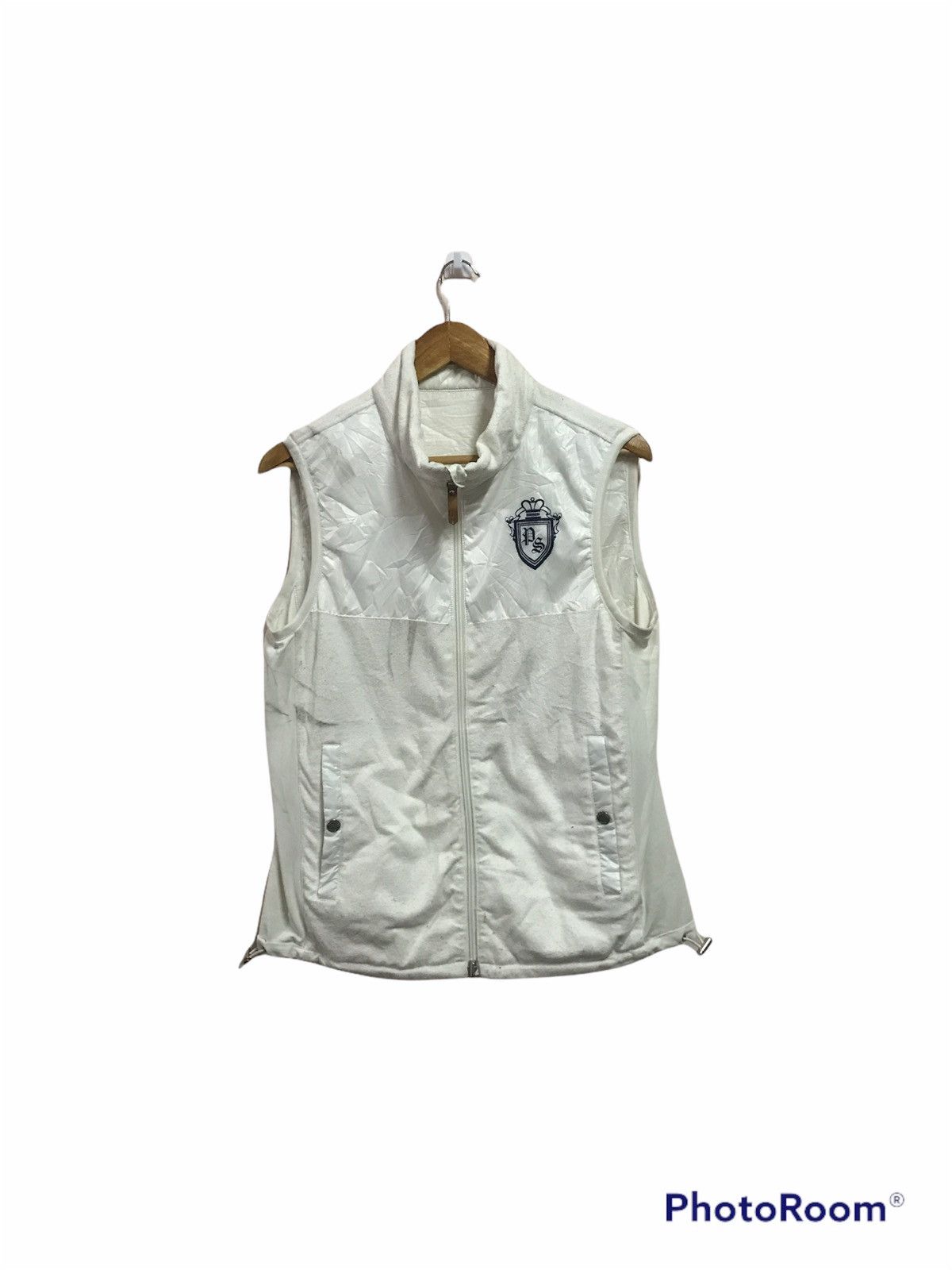 Paul Stuart Riversible Sleeveless full zipper