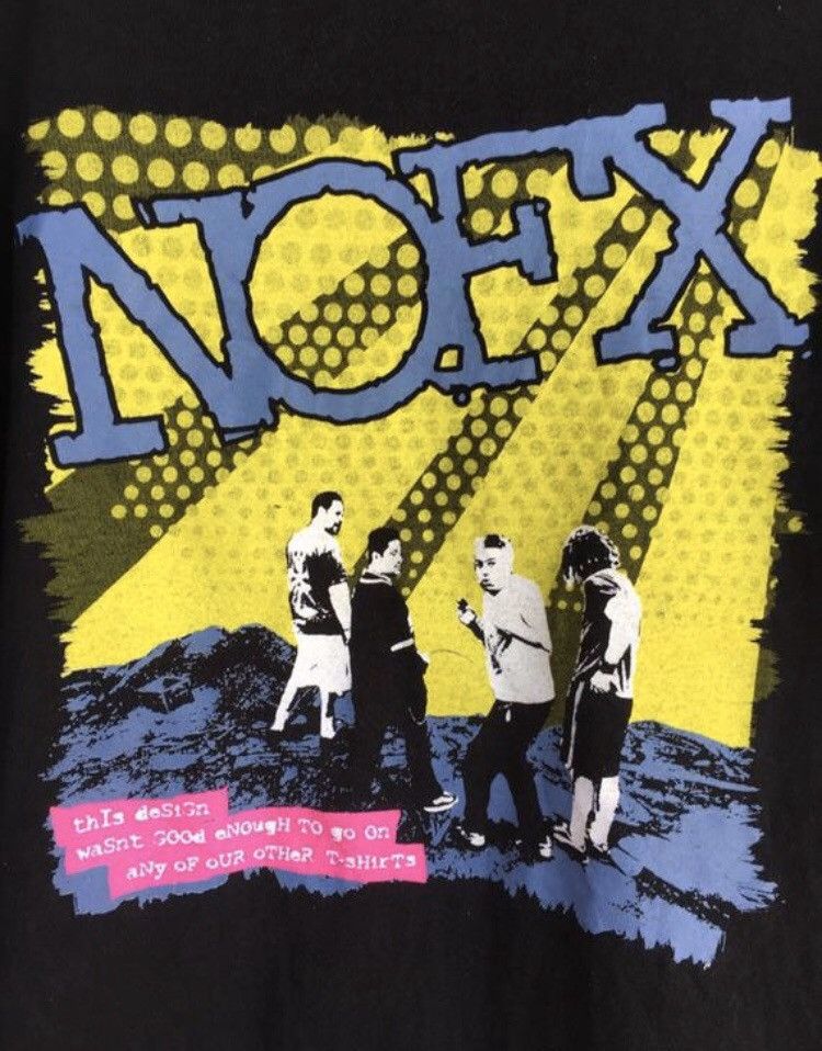 Band Tees × Vintage Vintage 90s Nofx punk band Size US L / EU 52-54 / 3 - 4 Thumbnail