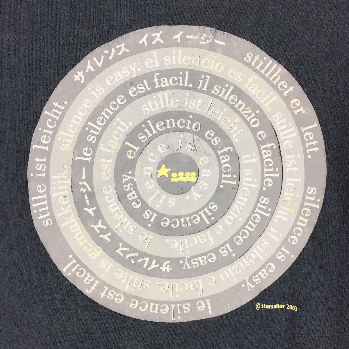 Band Tees Vtg Y2K Starsailor silence is easy britpop band t shirt Size US M / EU 48-50 / 2 - 4 Thumbnail