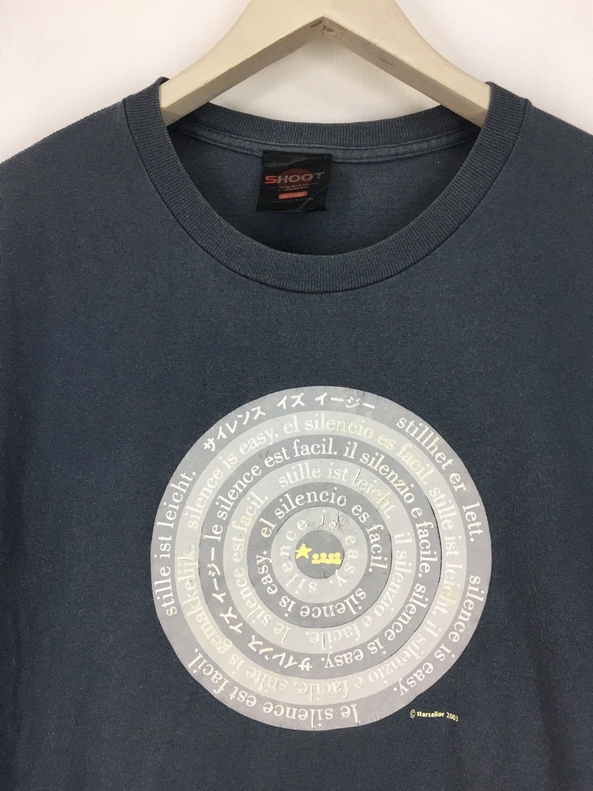 Band Tees Vtg Y2K Starsailor silence is easy britpop band t shirt Size US M / EU 48-50 / 2 - 3 Thumbnail