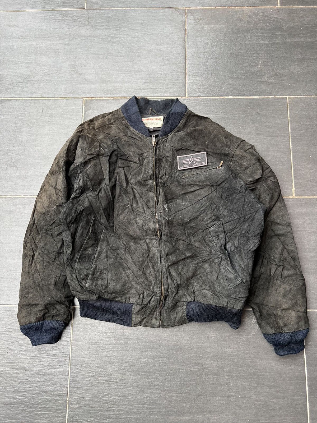 Alpha Industries Vintage Alpha Industries Ma-1 Embroidery Osamu Tiger Bomber Size US L / EU 52-54 / 3 - 2 Thumbnail