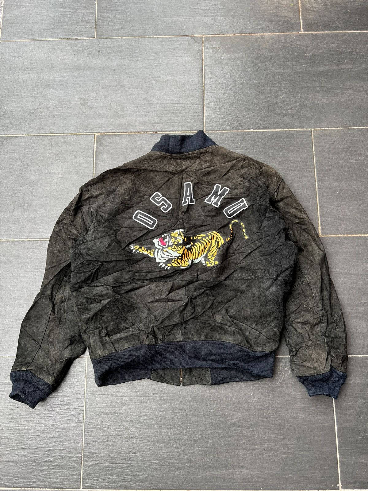 Alpha Industries Vintage Alpha Industries Ma-1 Embroidery Osamu Tiger Bomber Size US L / EU 52-54 / 3 - 1 Thumbnail