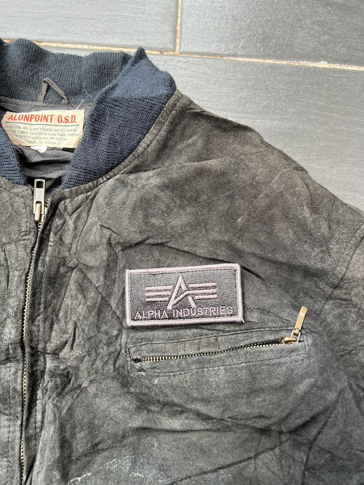 Alpha Industries Vintage Alpha Industries Ma-1 Embroidery Osamu Tiger Bomber Size US L / EU 52-54 / 3 - 4 Thumbnail