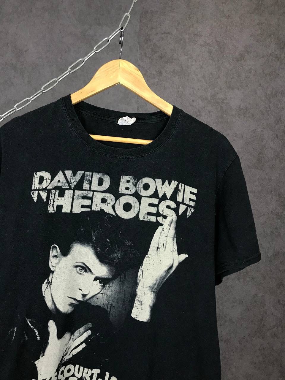 Band Tees David Bowie “Heroes” vintage cult rock band tee Size US L / EU 52-54 / 3 - 2 Thumbnail