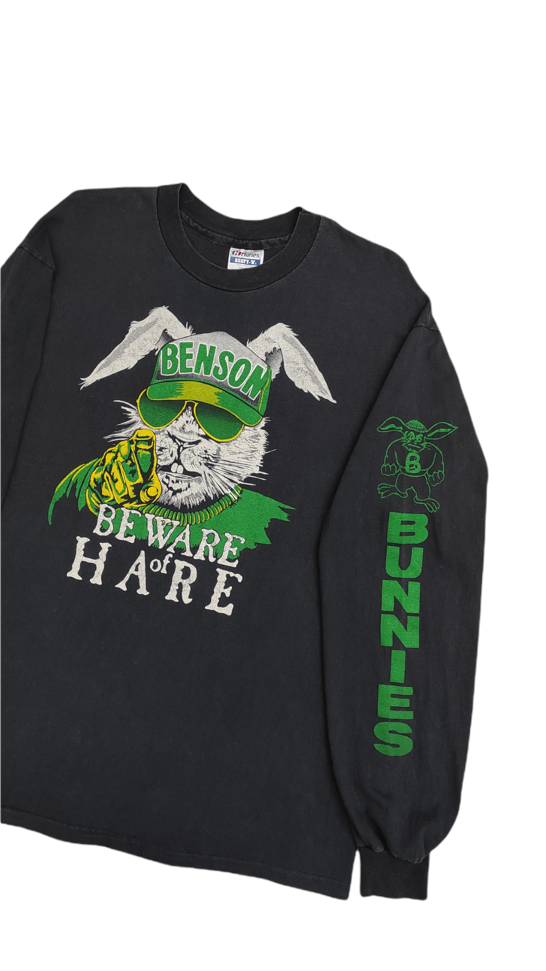 Benson Vintage 80's BENSON BUNNIES Old mascot tee Size US XL / EU 56 / 4 - 7 Thumbnail