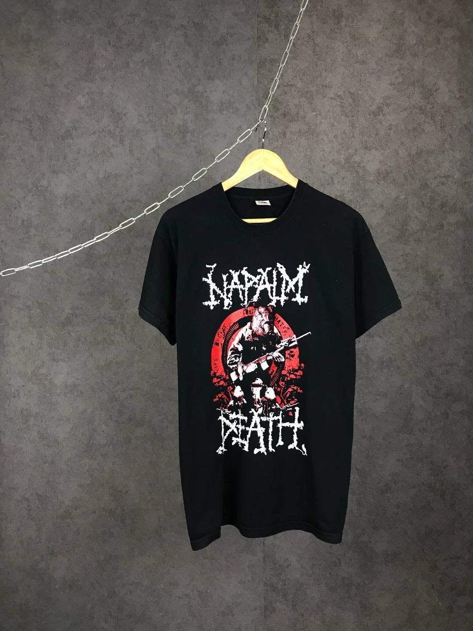 Band Tees Napalm Death vintage rock band tee Size US M / EU 48-50 / 2 - 1 Thumbnail