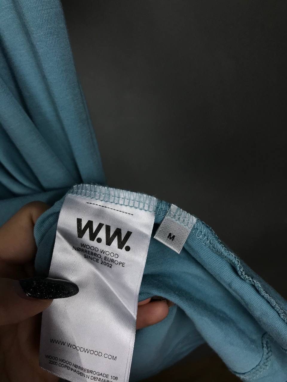 Wood Wood Wood Wood double A luxury streetwear center logo tee Size US M / EU 48-50 / 2 - 5 Thumbnail