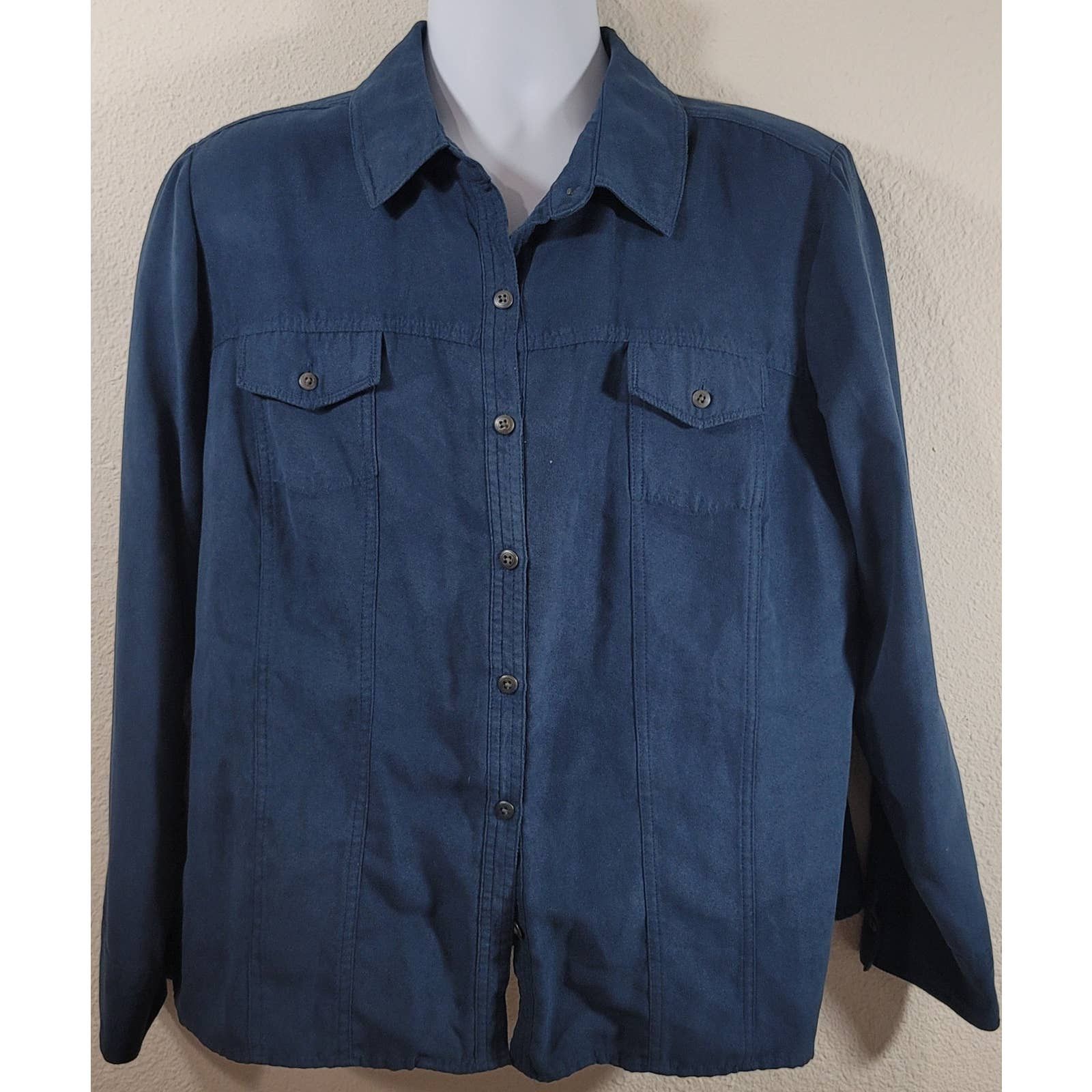 Akiihool Plus Size Shirts Men Dress Shirt Button Down Style Casual Shirt Sky Blue Xl