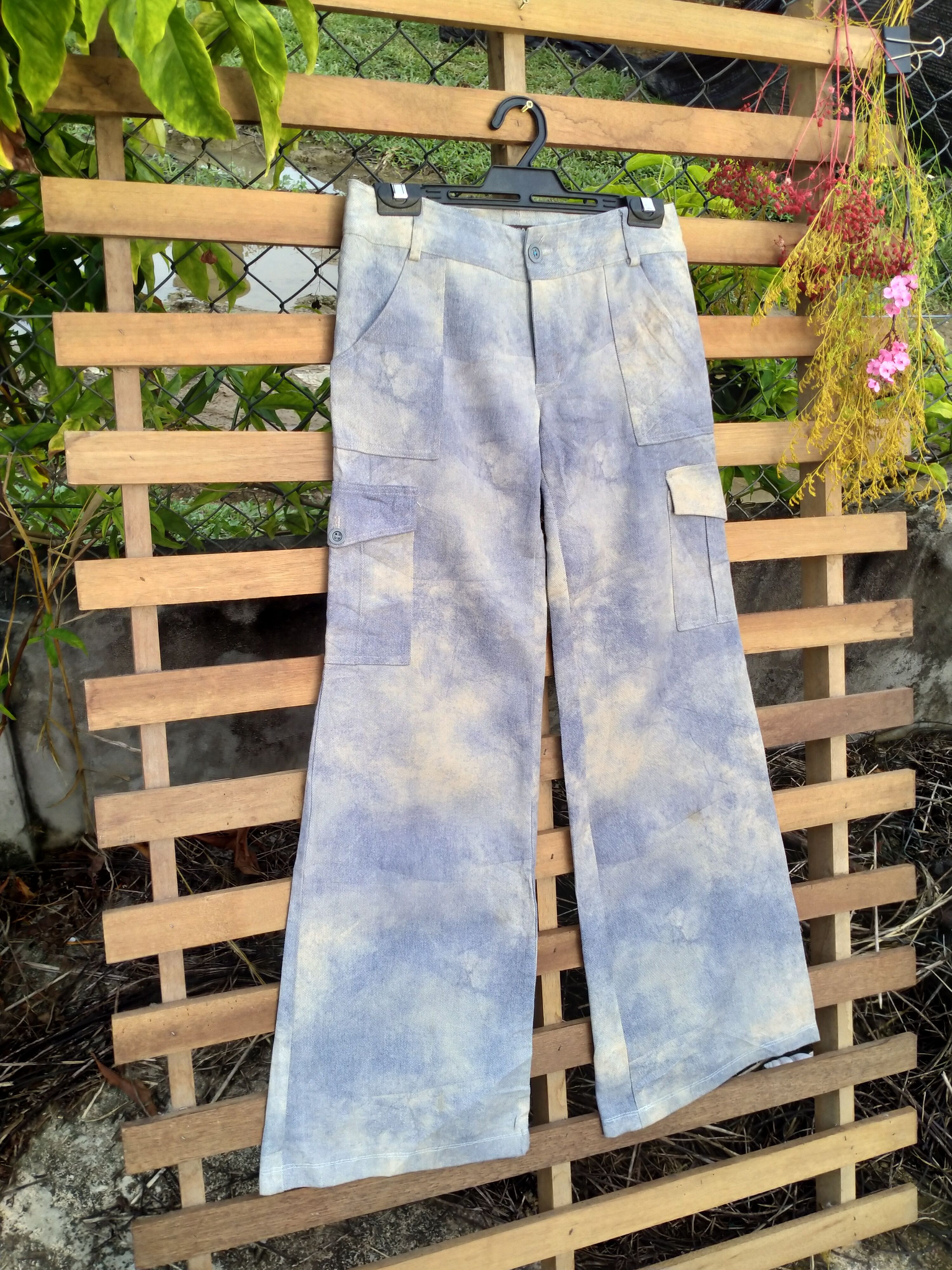 Tornado Mart TORNADO MART FEMME MULTI POCKET BOOTCUT DENIM Size 28" / US 6 / IT 42 - 2 Thumbnail