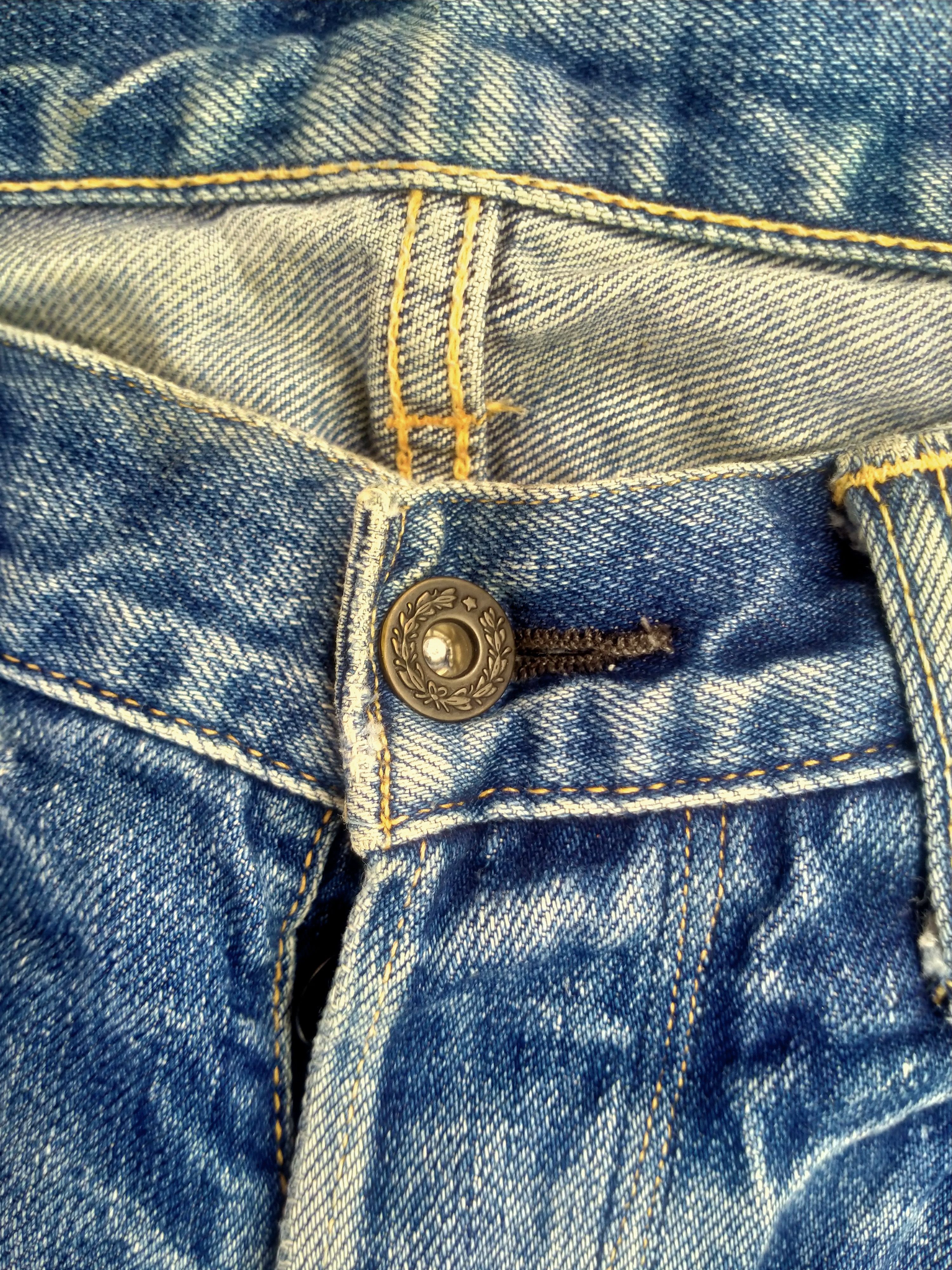 Vintage DISTRESSED KURO SELVEDGE DENIM Size US 32 / EU 48 - 5 Thumbnail