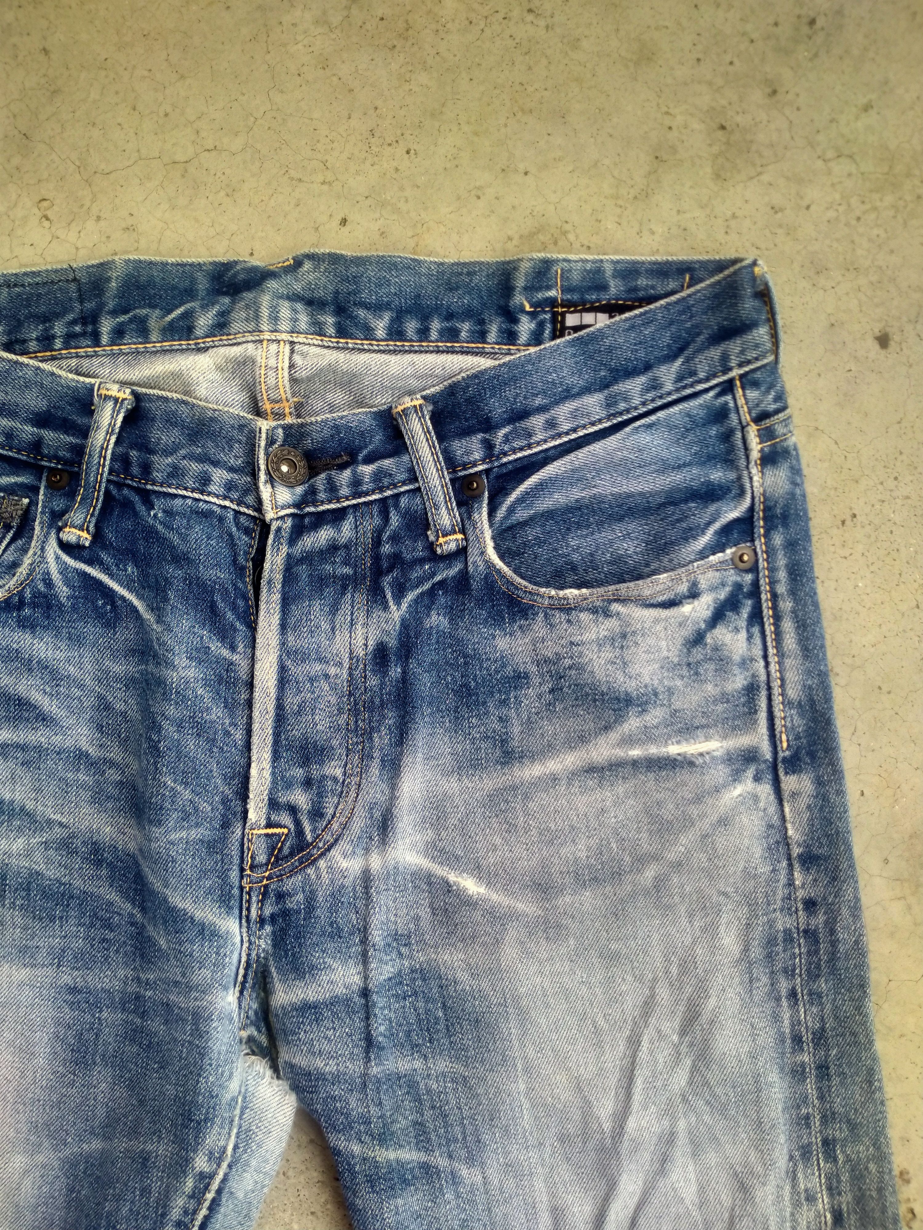 Vintage DISTRESSED KURO SELVEDGE DENIM Size US 32 / EU 48 - 4 Thumbnail