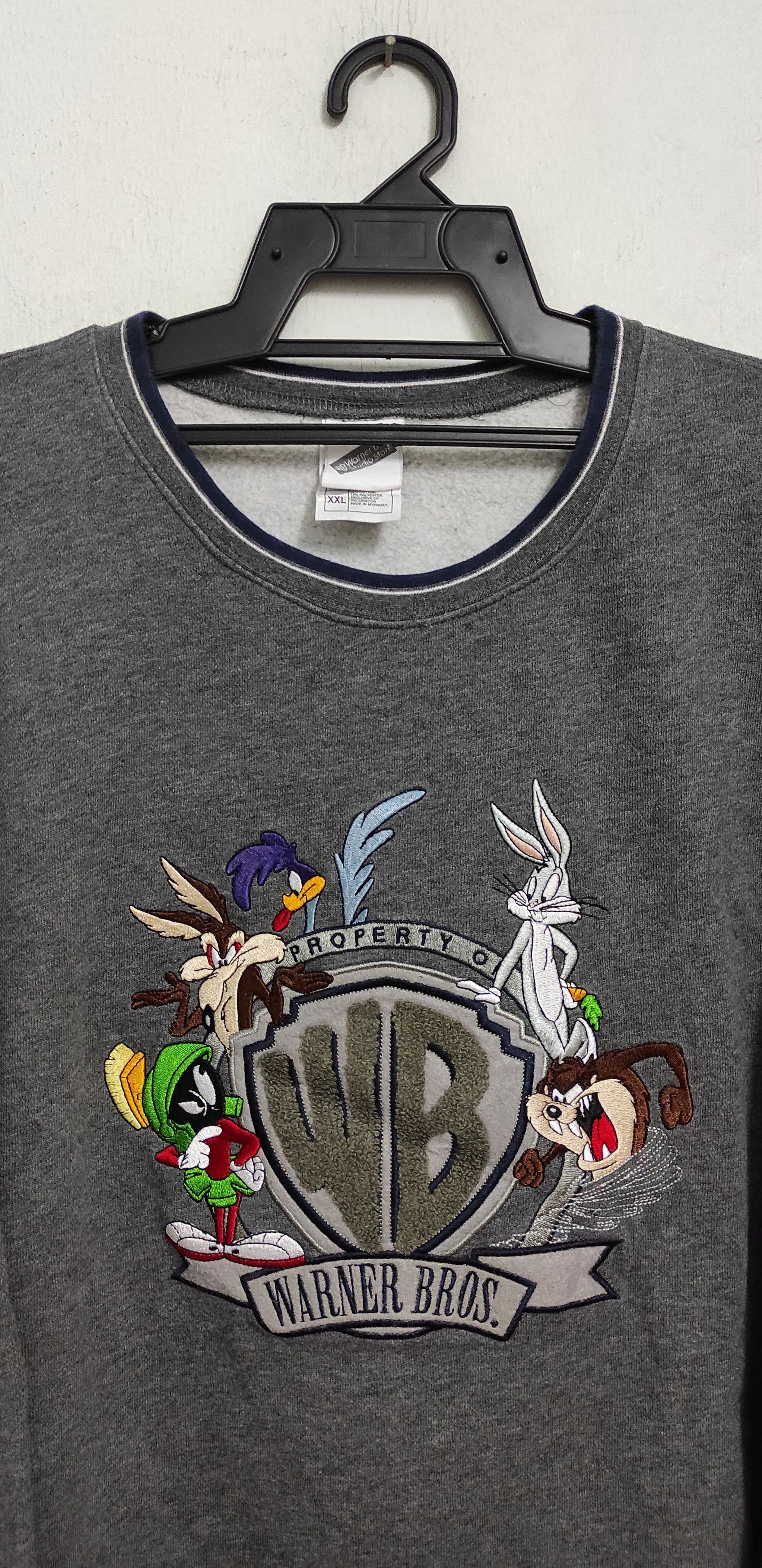 Rap Tees Vintage 2000 PROPERTY OF WARNER BROS. embroidered design Size US XXL / EU 58 / 5 - 8 Thumbnail