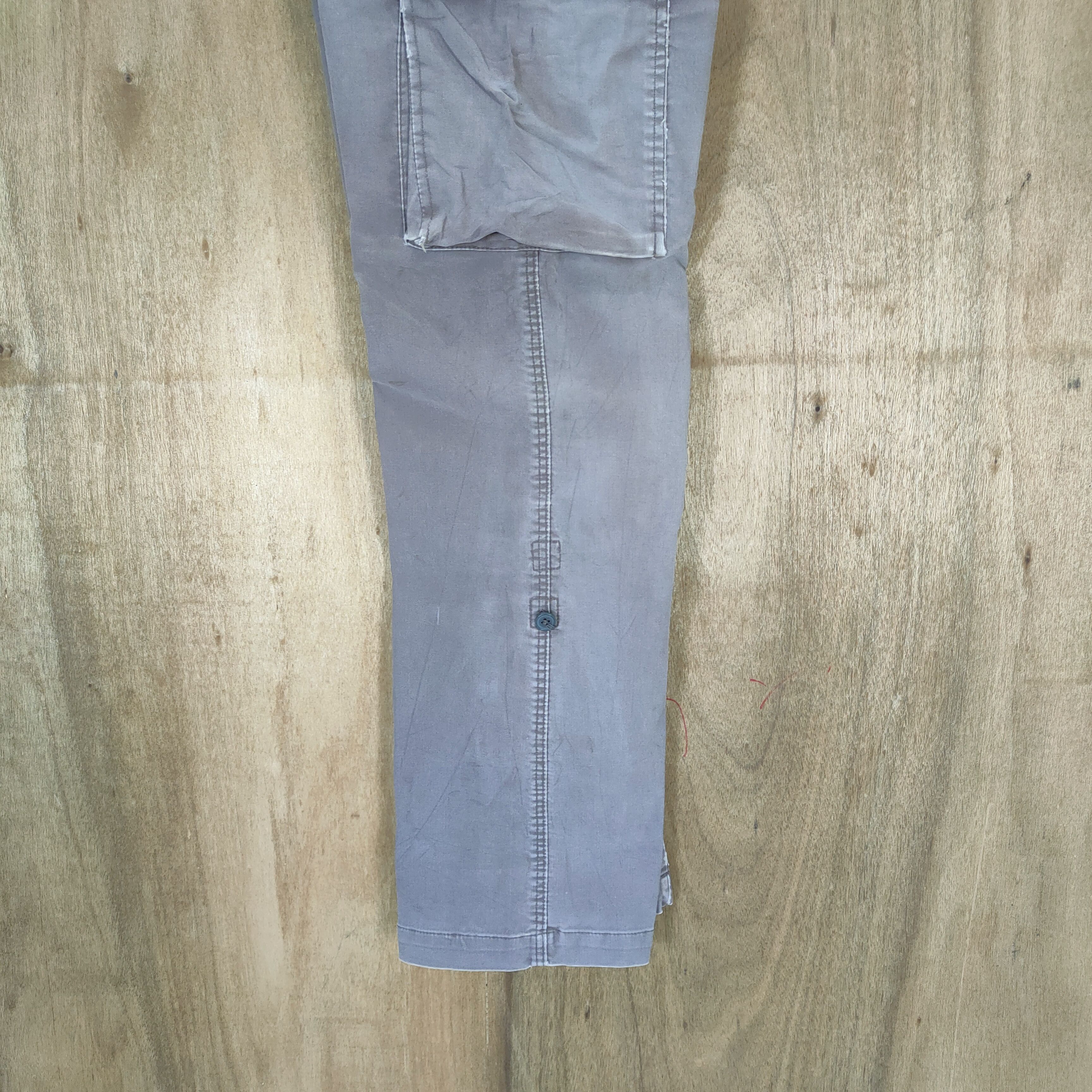 Japanese Brand VINTAGE JAPANESE MUD WASHED FADED BROWN CARGO PANTS Size US 30 / EU 46 - 18 Thumbnail