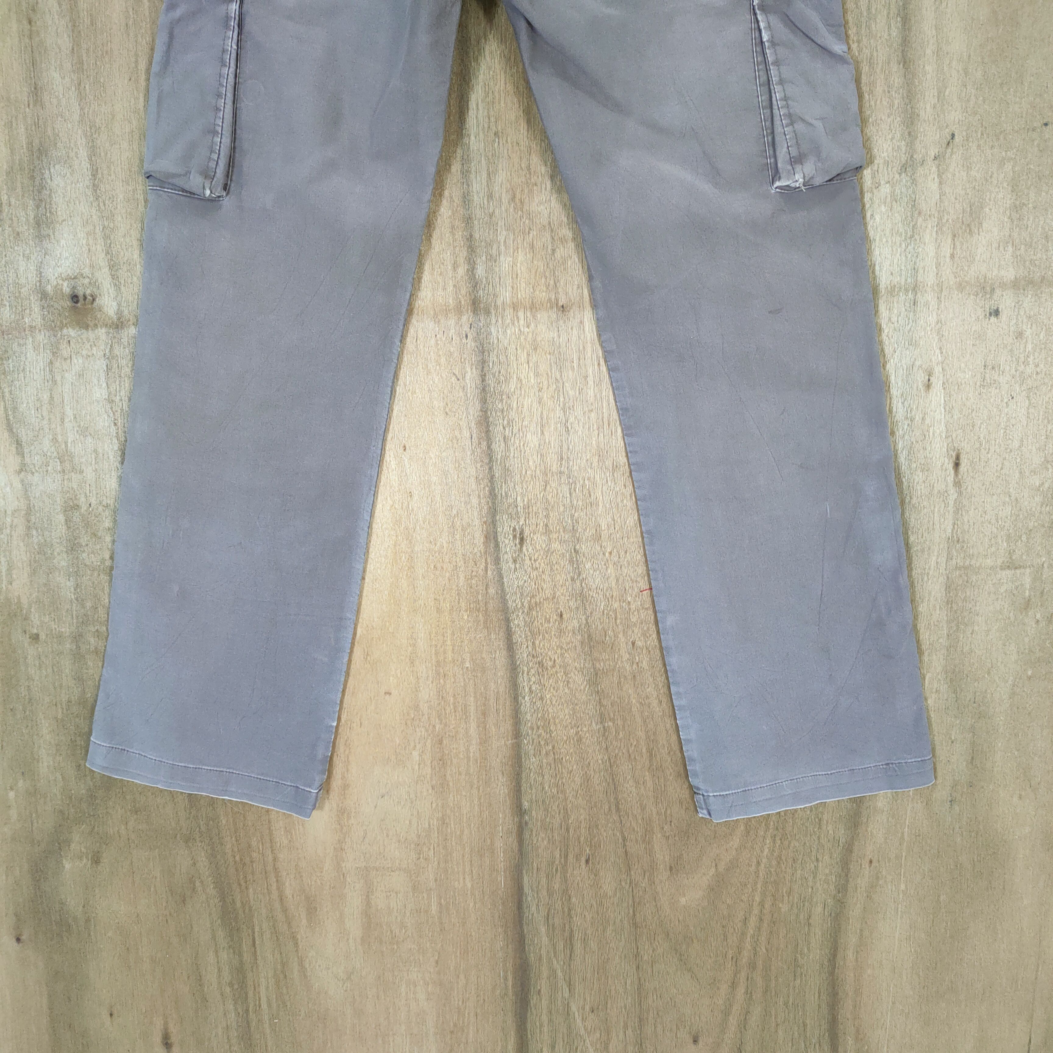 Japanese Brand VINTAGE JAPANESE MUD WASHED FADED BROWN CARGO PANTS Size US 30 / EU 46 - 11 Thumbnail