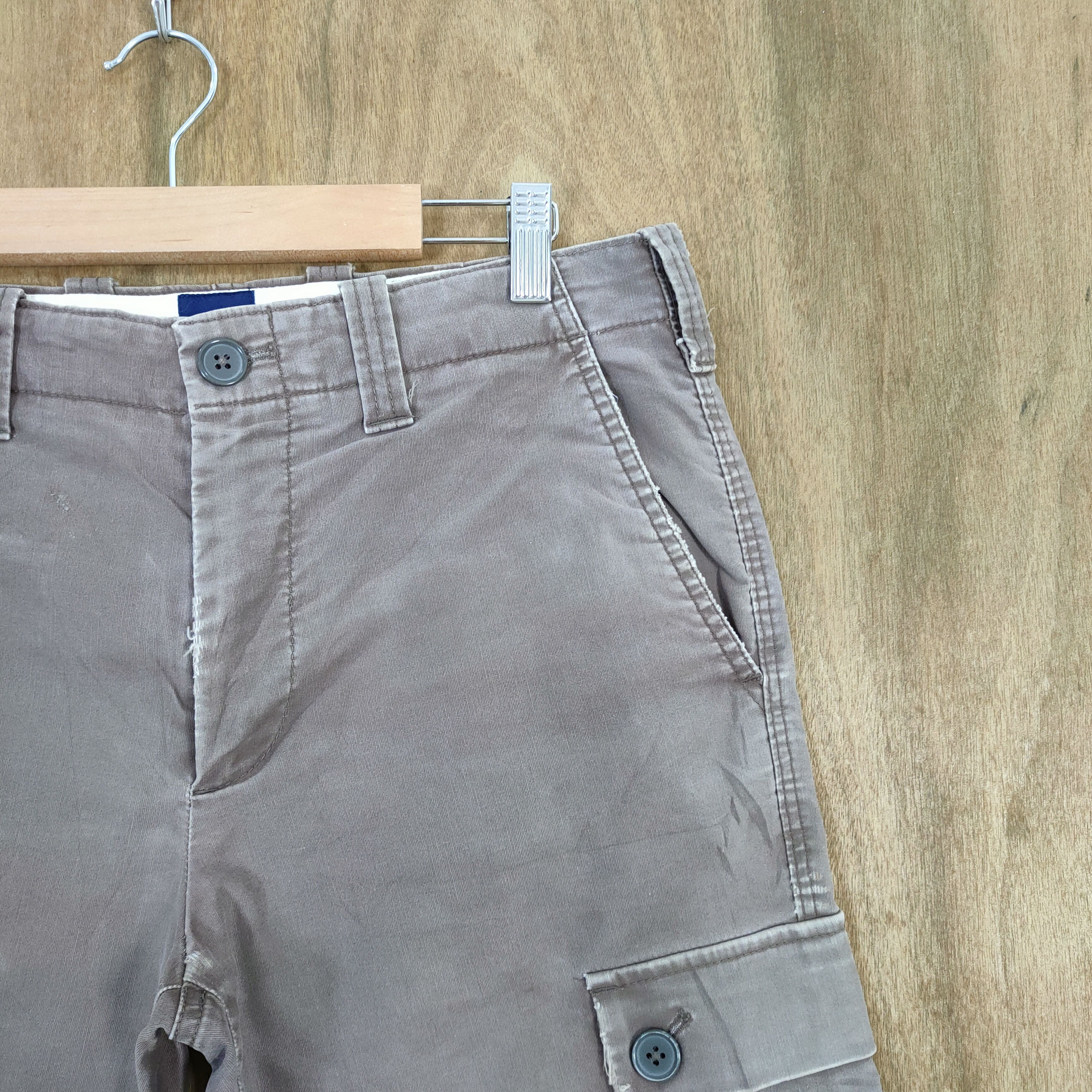 Japanese Brand VINTAGE JAPANESE MUD WASHED FADED BROWN CARGO PANTS Size US 30 / EU 46 - 6 Thumbnail