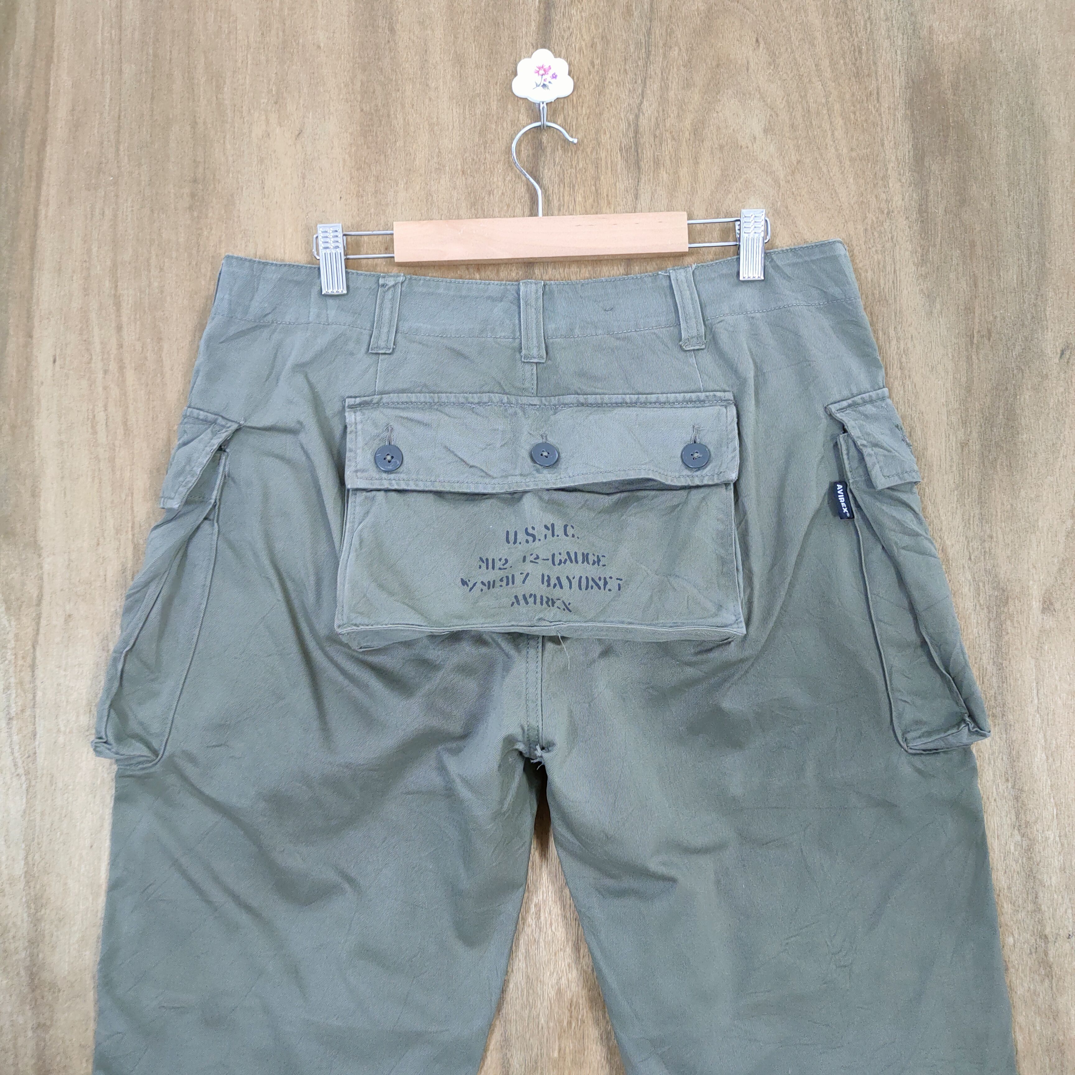 Avirex VINTAGE AVIREX DISTRESSED CARGO PANTS Size US 34 / EU 50 - 8 Thumbnail