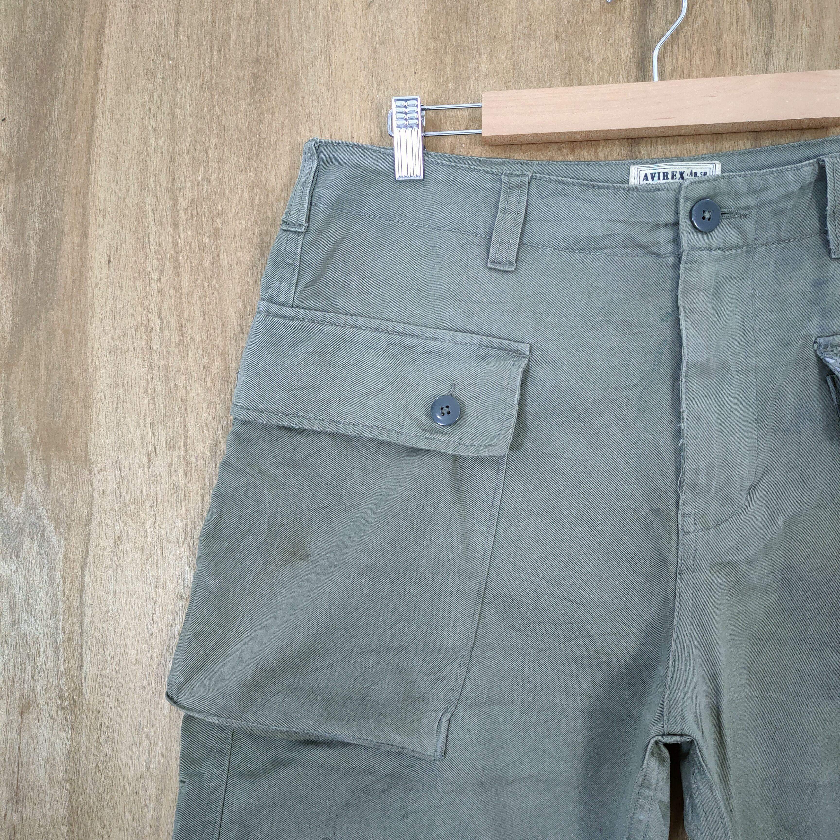 Avirex VINTAGE AVIREX DISTRESSED CARGO PANTS Size US 34 / EU 50 - 5 Thumbnail