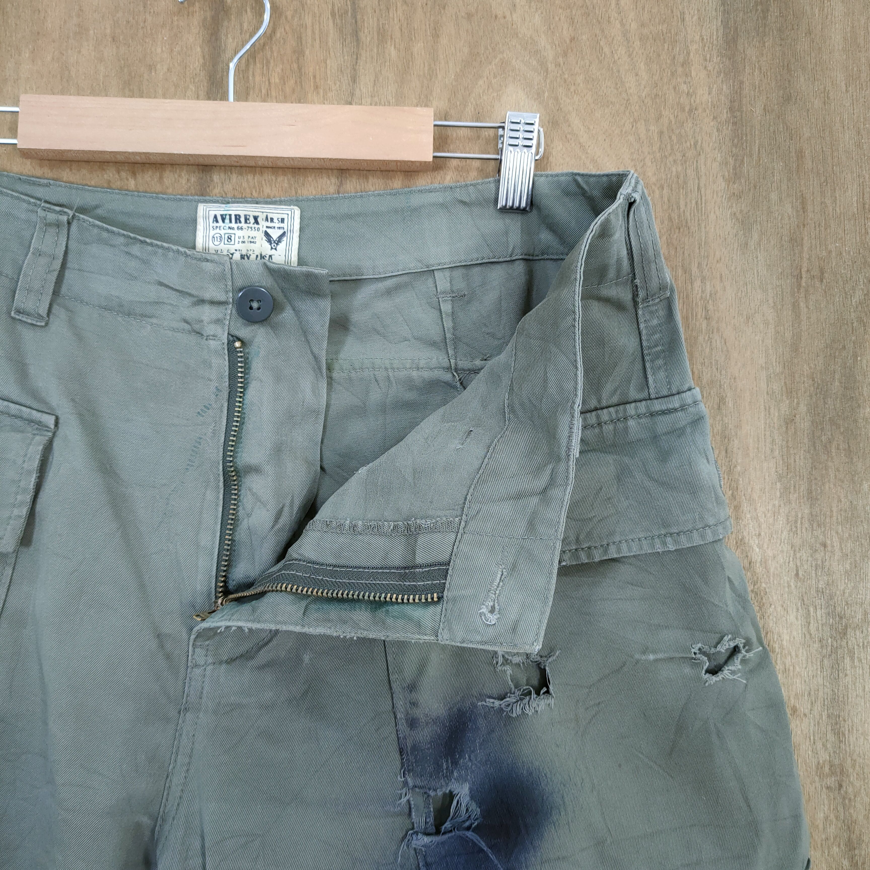 Avirex VINTAGE AVIREX DISTRESSED CARGO PANTS Size US 34 / EU 50 - 13 Thumbnail