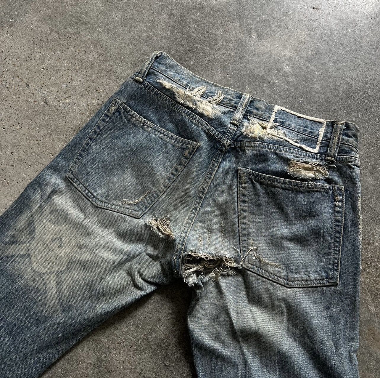 Nozomi Ishiguro Nozomi Ishiguro Distressed Denim Size US 29 - 6 Thumbnail