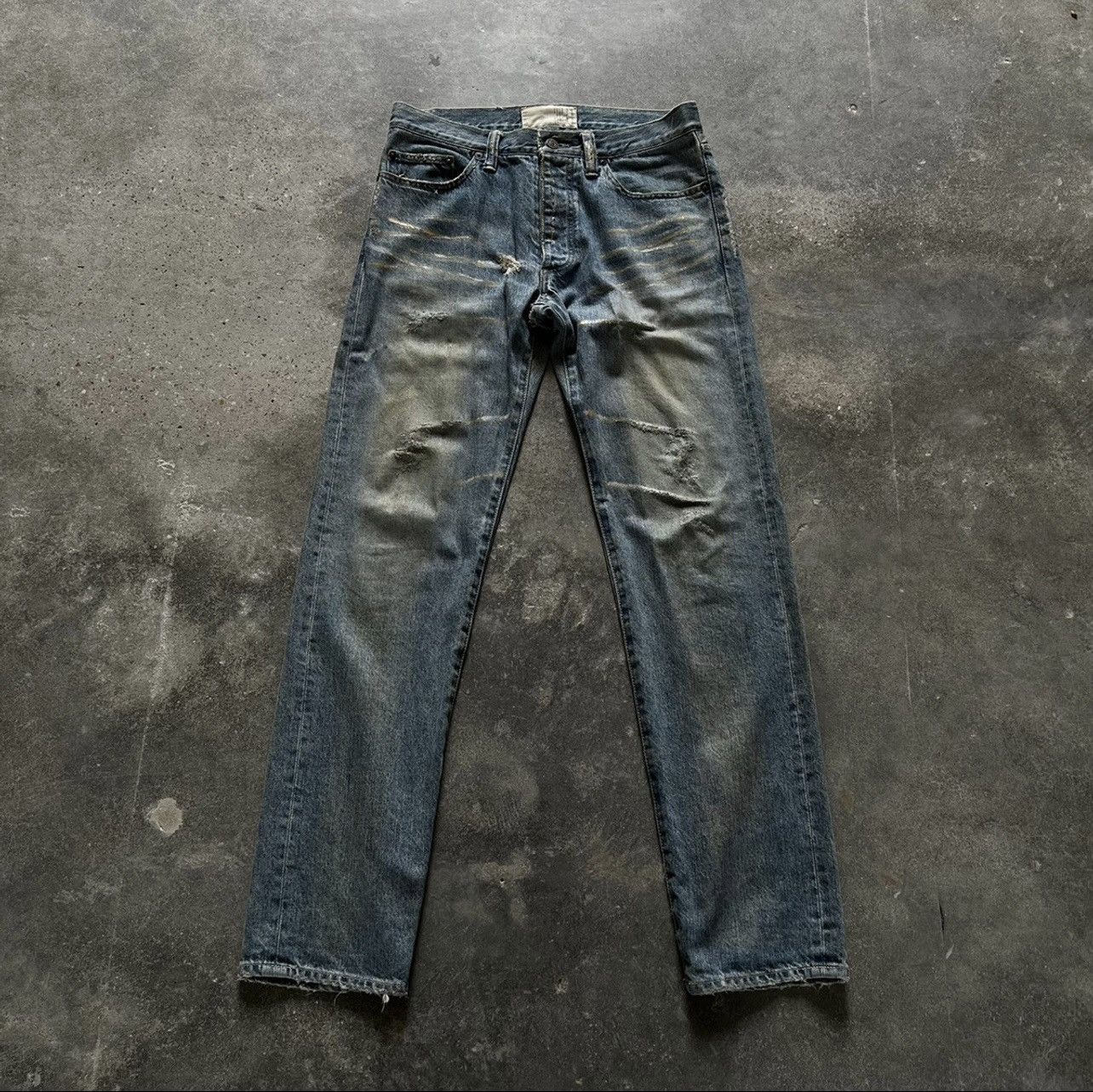 Nozomi Ishiguro Nozomi Ishiguro Distressed Denim Size US 29 - 1 Thumbnail