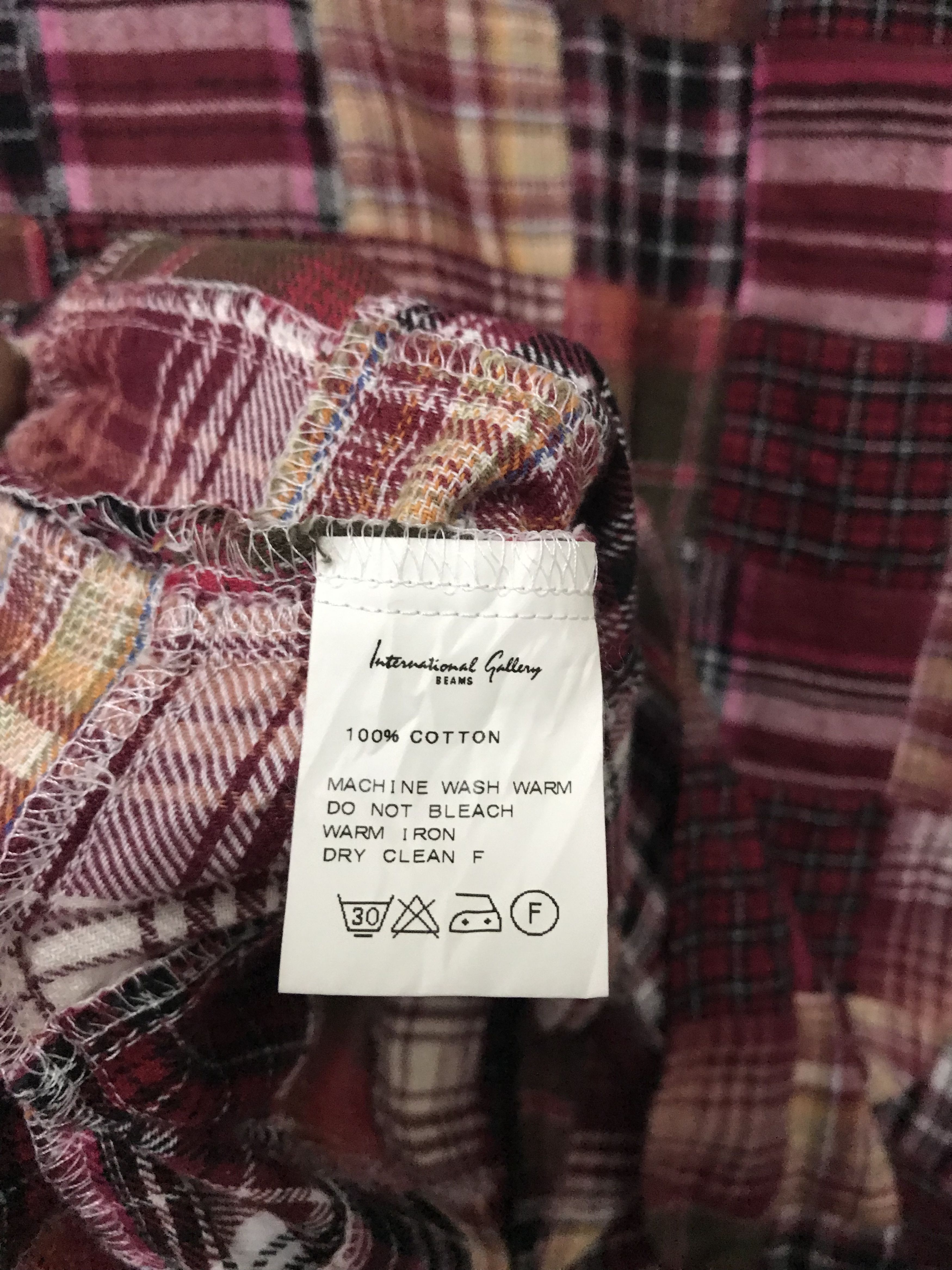 Beams Japan International gallery beams patchwork Size US M / EU 48-50 / 2 - 7 Thumbnail