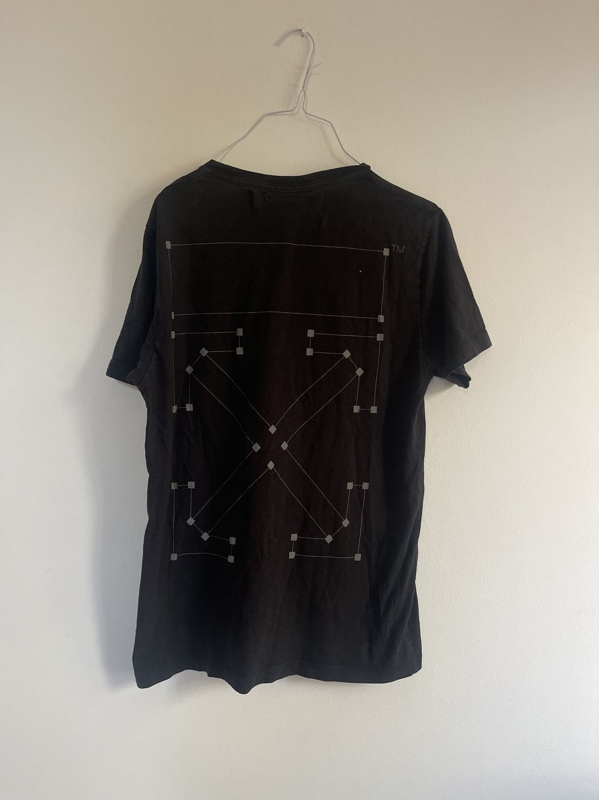Off-White Off white backbone logo TEE | Grailed