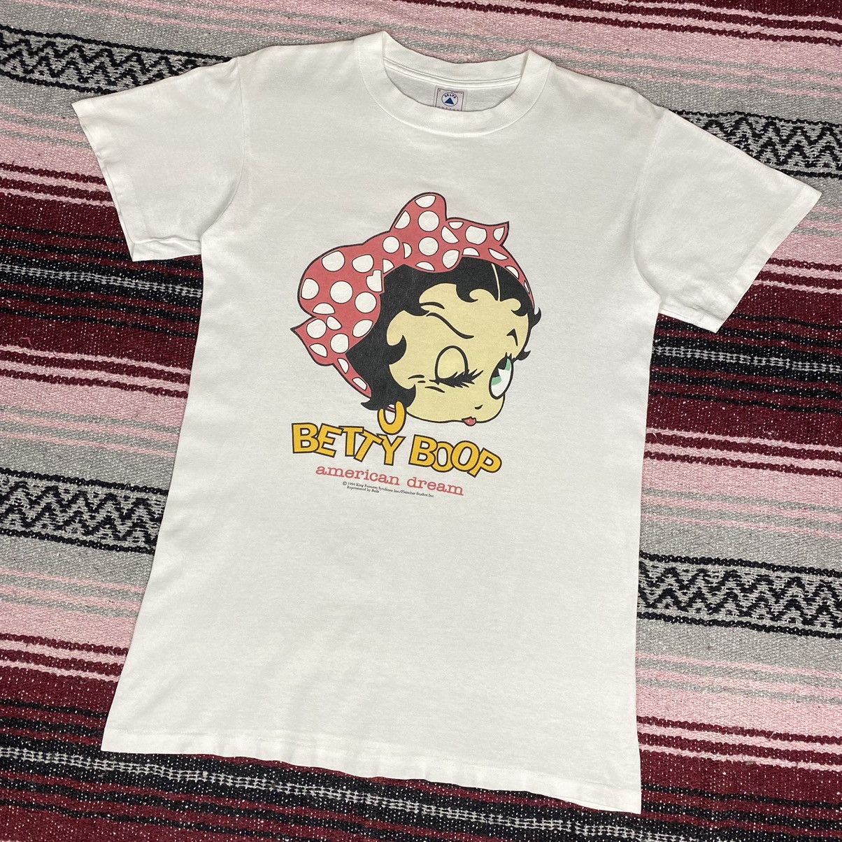 Cartoon Network × Vintage Vintage 90s Betty Boop Shirt Cartoon Betty Poop Size US S / EU 44-46 / 1 - 3 Thumbnail