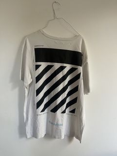 Off-White c/o Virgil Abloh Black T-Shirt - Fahrenheit Temperature 451 Small  Tee