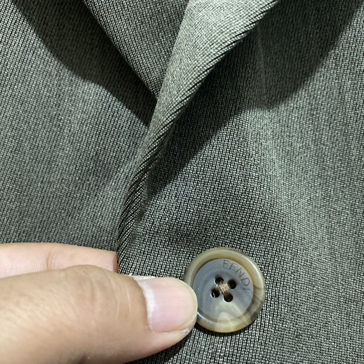 Fendi Vintage FENDI made in ITALY Jacket Size 46L - 3 Thumbnail