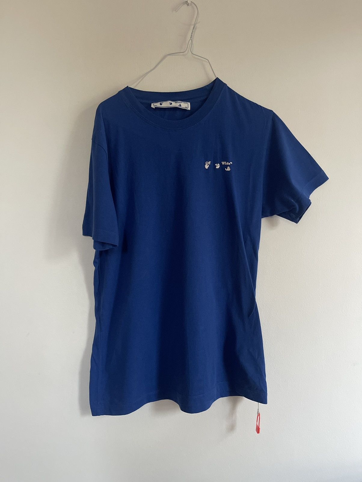 Off white slim Logo new season TEE