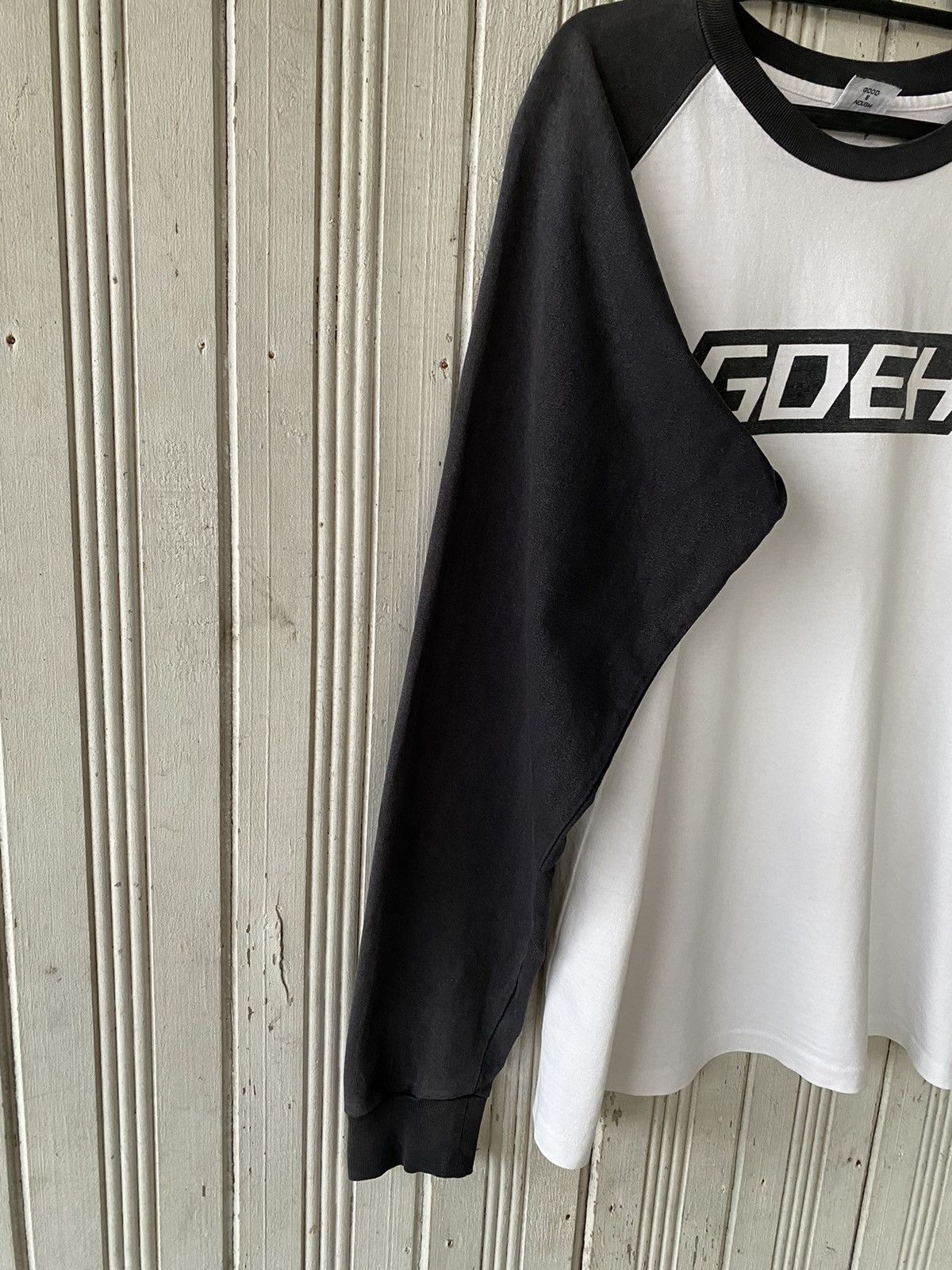 Good Enough Vintage Good Enough Distressed Spellout Long Sleeve Size US L / EU 52-54 / 3 - 6 Thumbnail