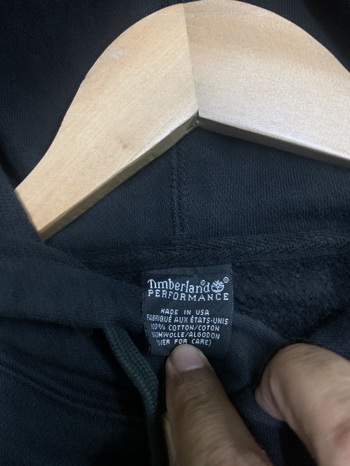 Timberland × Vintage Vintage Timberland Hoodie sweatshirt made in USA Size US L / EU 52-54 / 3 - 4 Thumbnail
