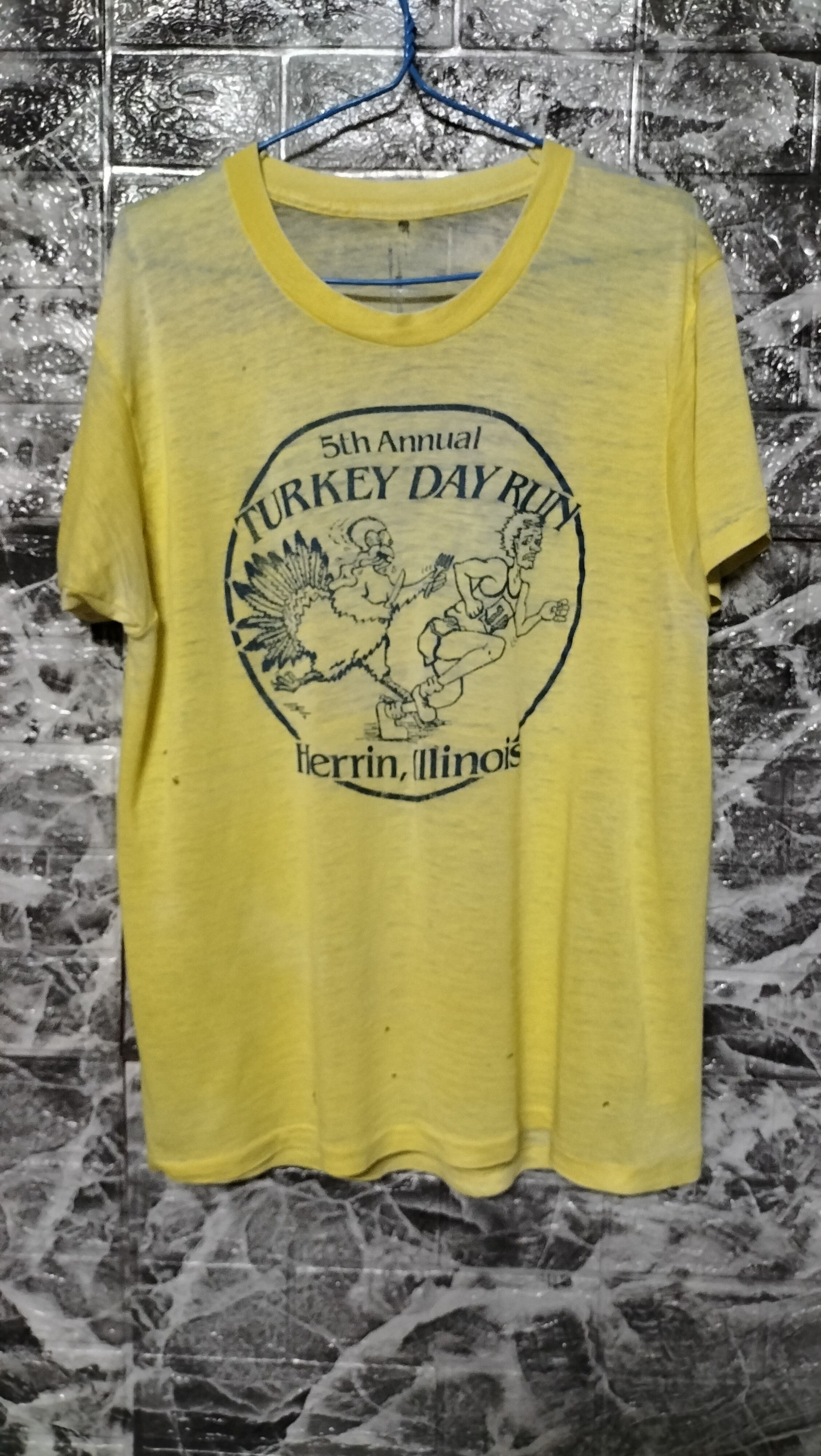 Vintage 70s Turkey Run Sport Arts Paperthin Distressed Size US L / EU 52-54 / 3 - 1 Thumbnail