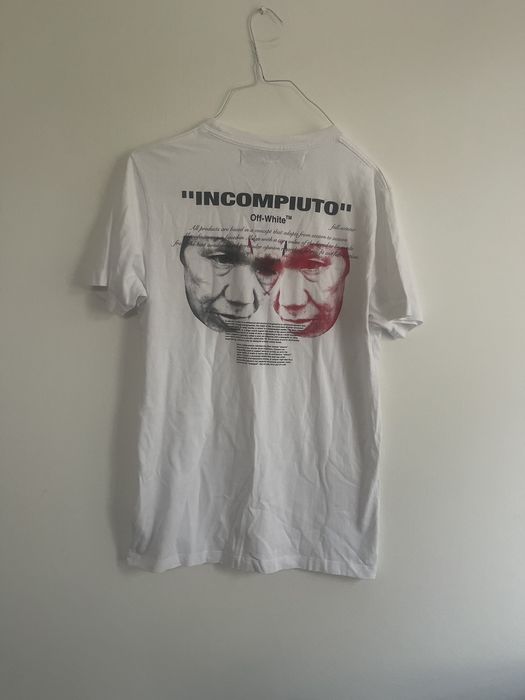 Off white hot sale incompiuto tee