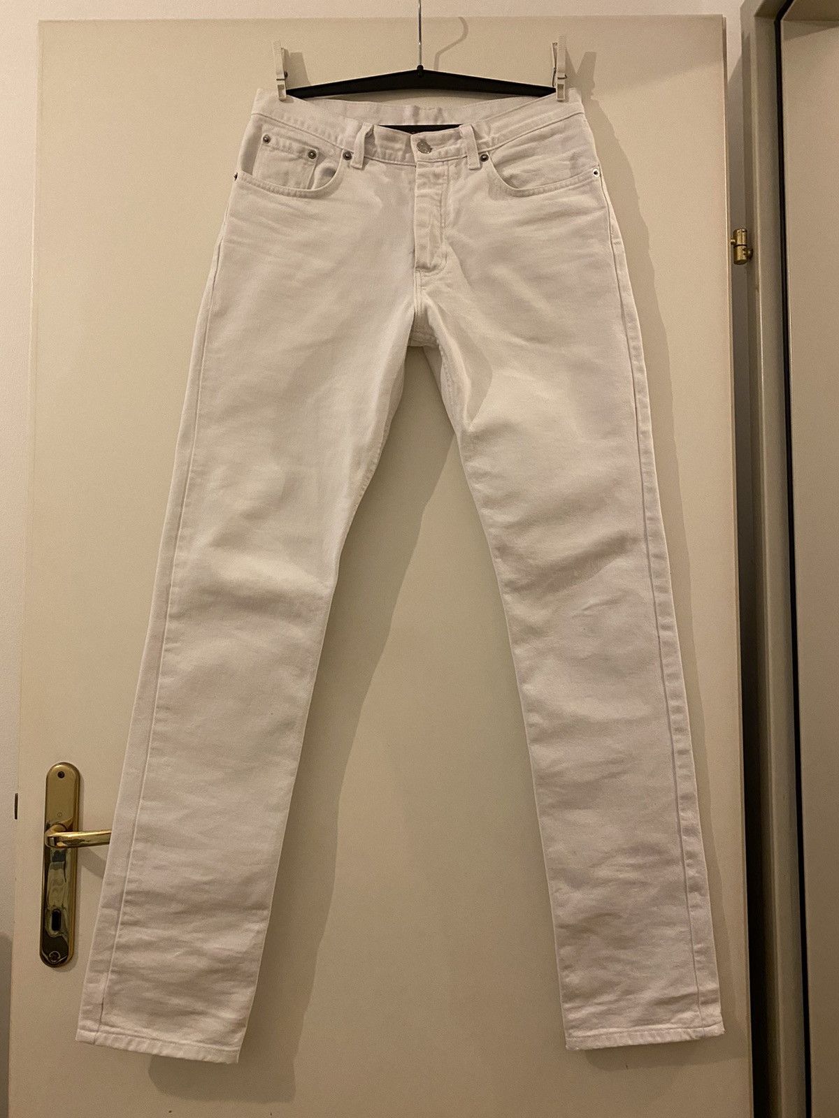 Helmut Lang Helmut Lang Vintage White Denim Size US 30 / EU 46 - 1 Thumbnail