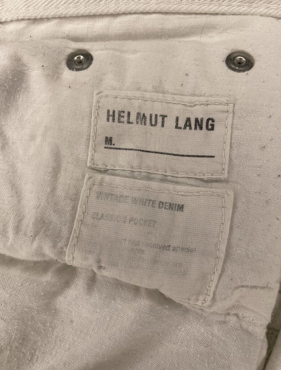 Helmut Lang Helmut Lang Vintage White Denim Size US 30 / EU 46 - 3 Thumbnail