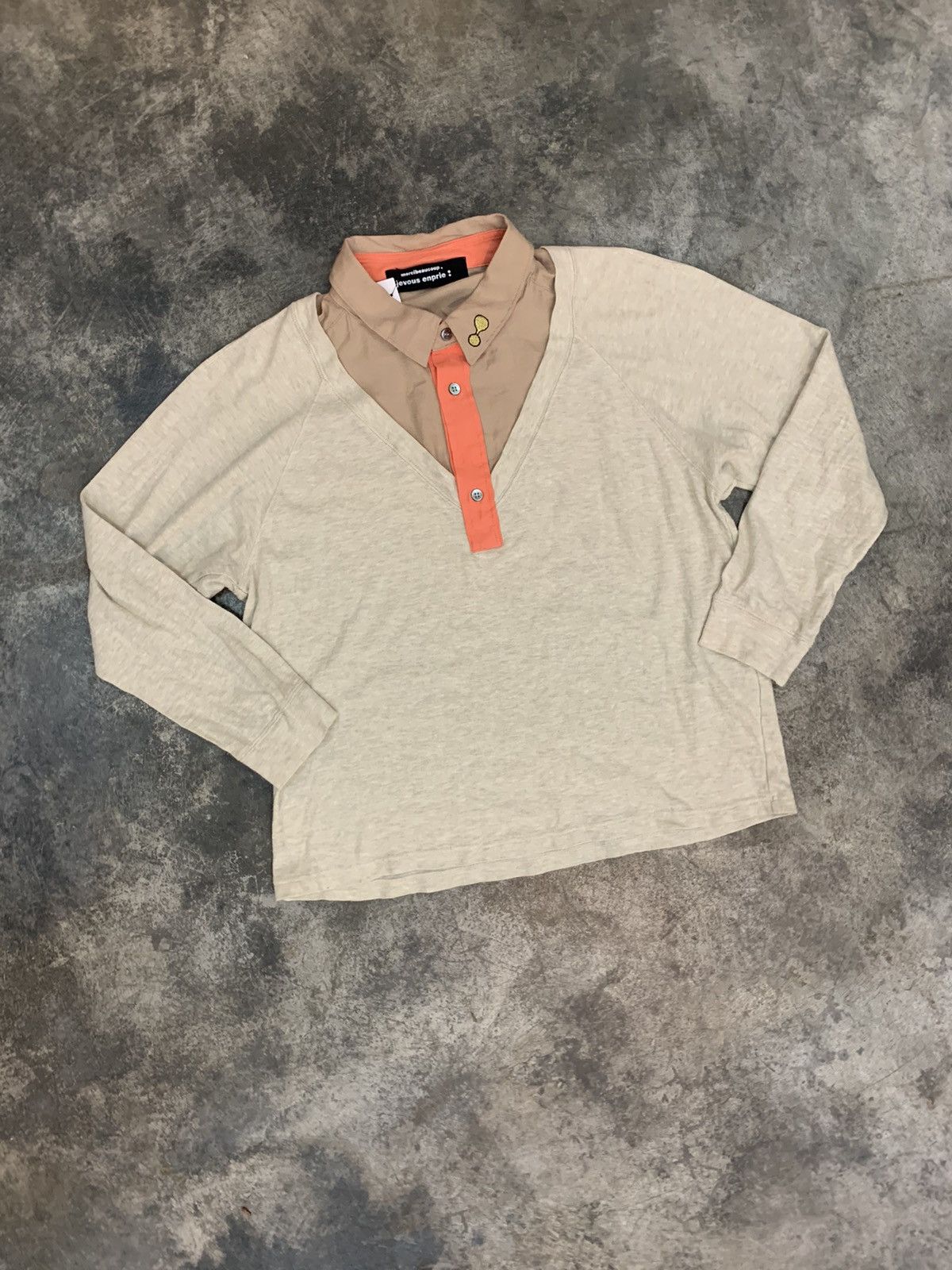 Issey Miyake mercibeaucoup jevous enpri polo collar brown shirt Size M / US 6-8 / IT 42-44 - 1 Thumbnail