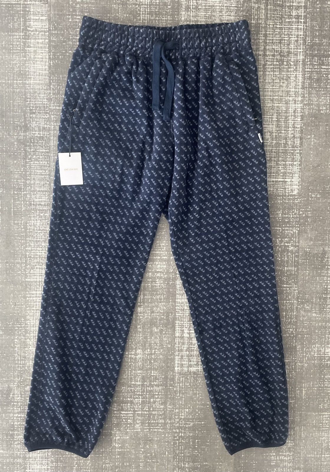 Aime Leon Dore Birdseye Polar Fleece Pant - Medium Size US 32 / EU 48 - 2 Thumbnail