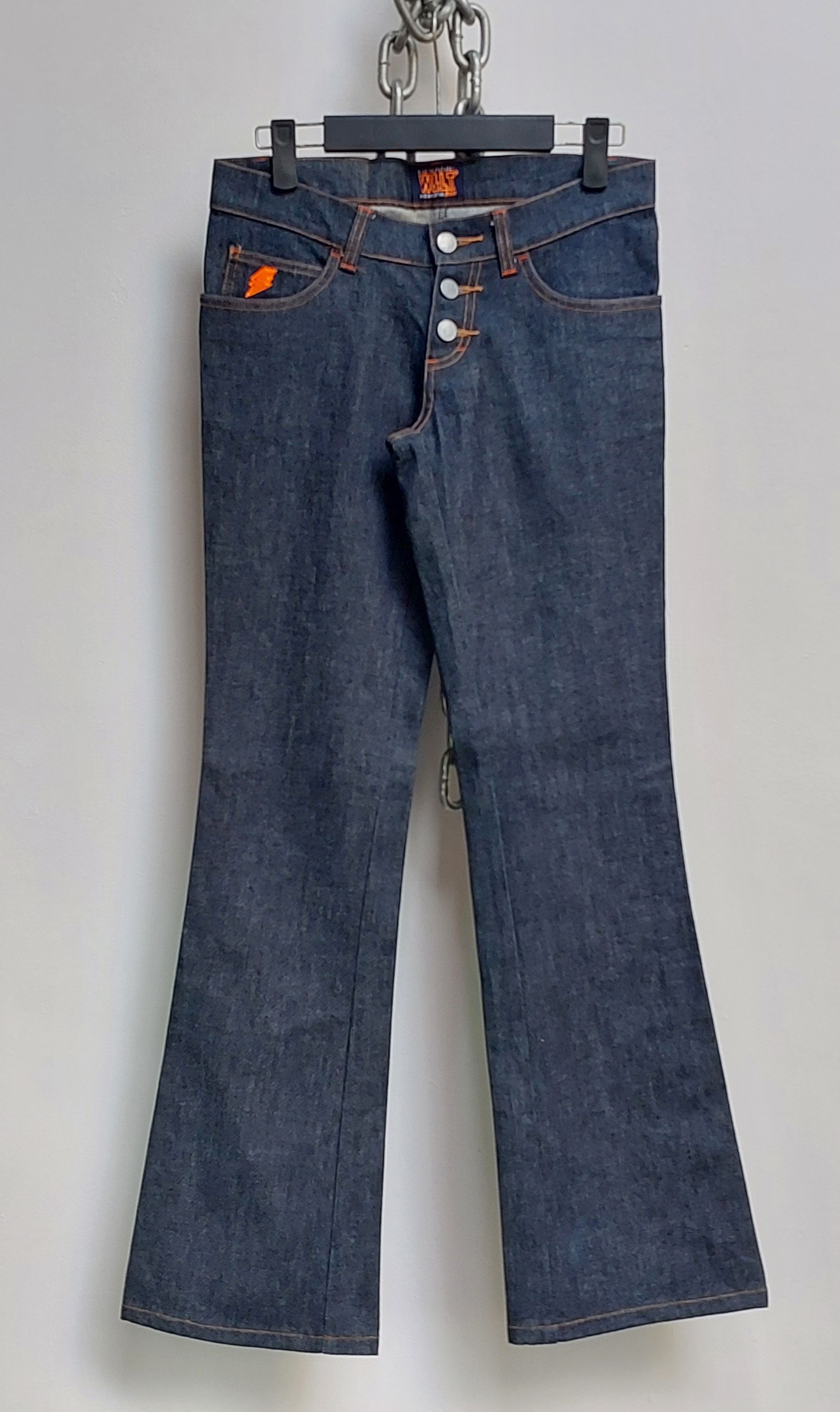 W&LT Walter Van Beirendonck low Rise semi flare Jeans Size 26" / US 2 / IT 38 - 1 Thumbnail