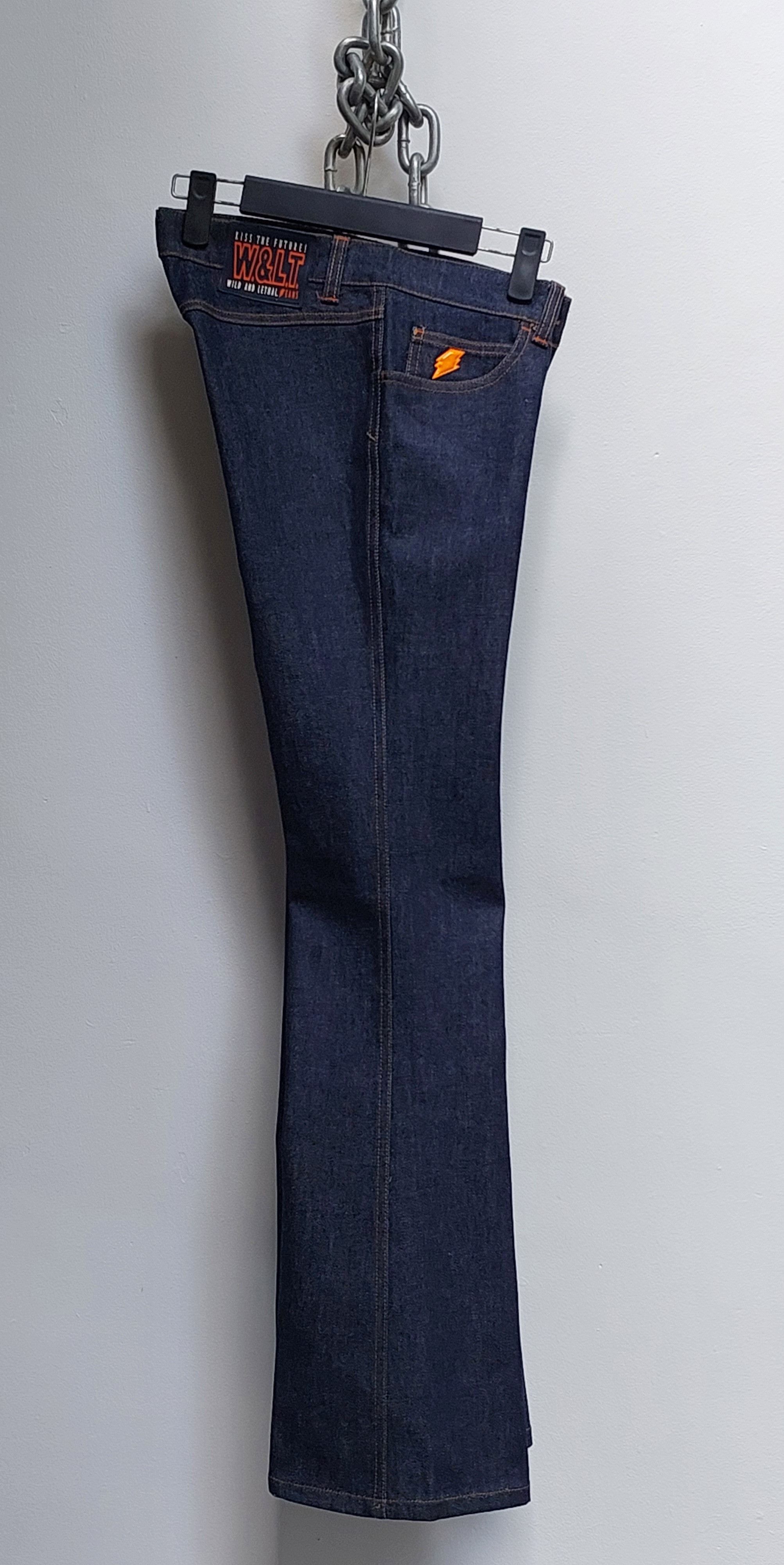 W&LT Walter Van Beirendonck low Rise semi flare Jeans Size 26" / US 2 / IT 38 - 3 Thumbnail
