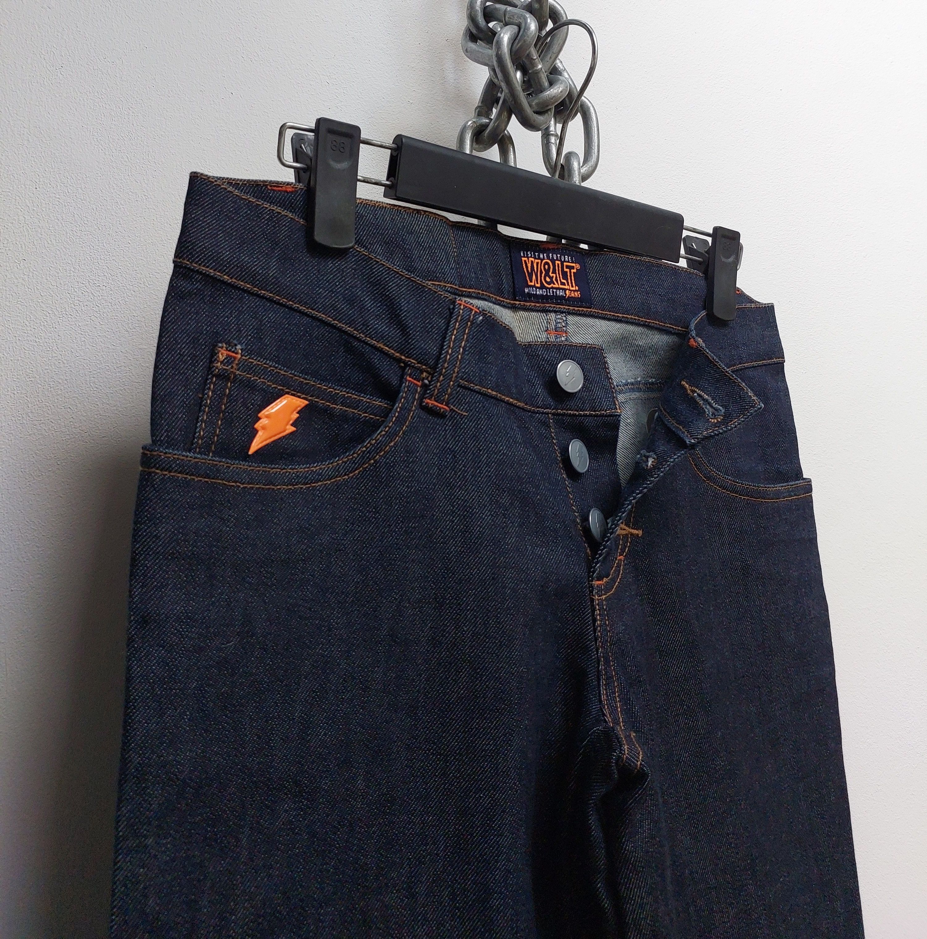 W&LT Walter Van Beirendonck low Rise semi flare Jeans Size 26" / US 2 / IT 38 - 5 Thumbnail
